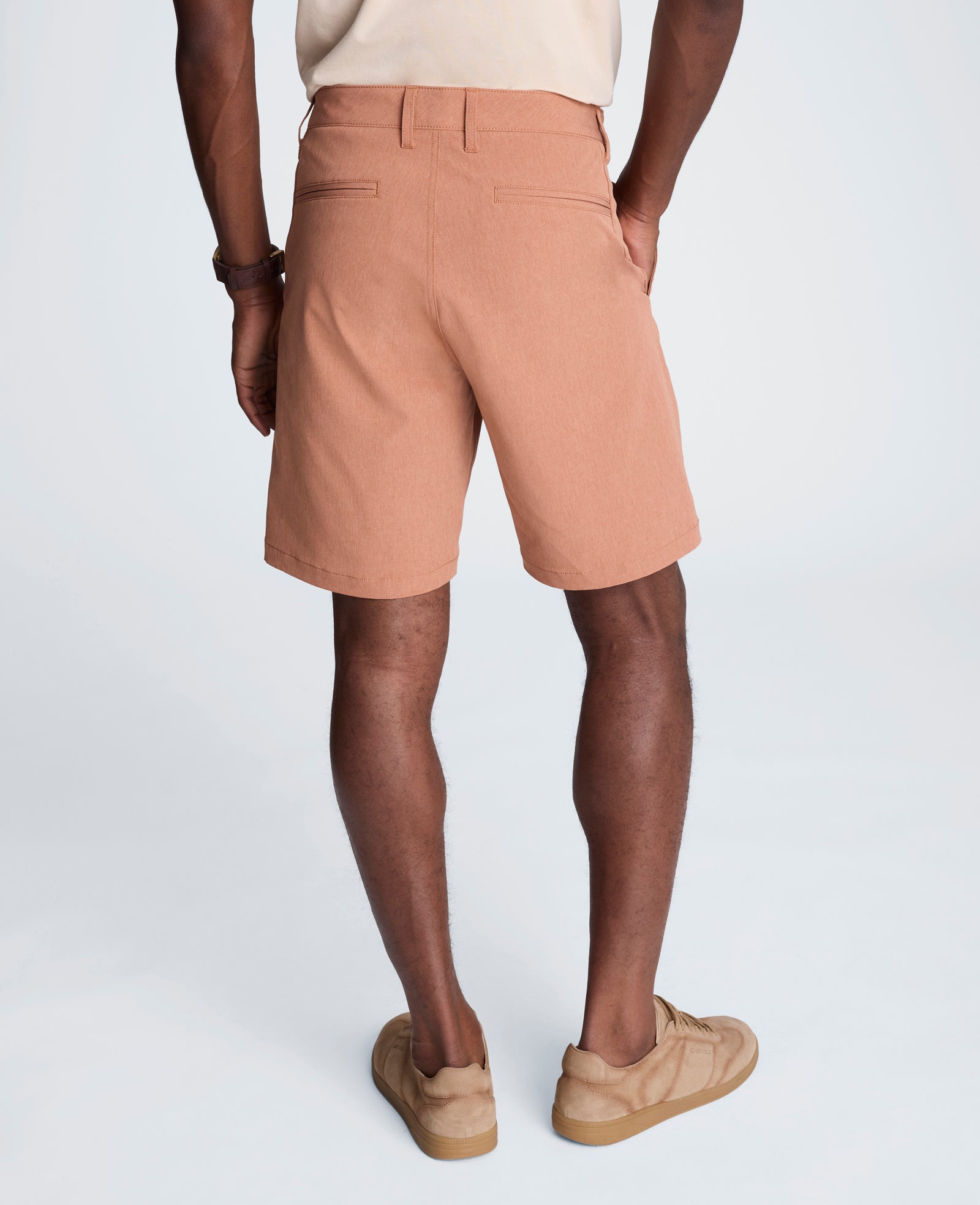 Kenneth Cole Reaction Clothing Performance Tech Short uomo arancione tecnico