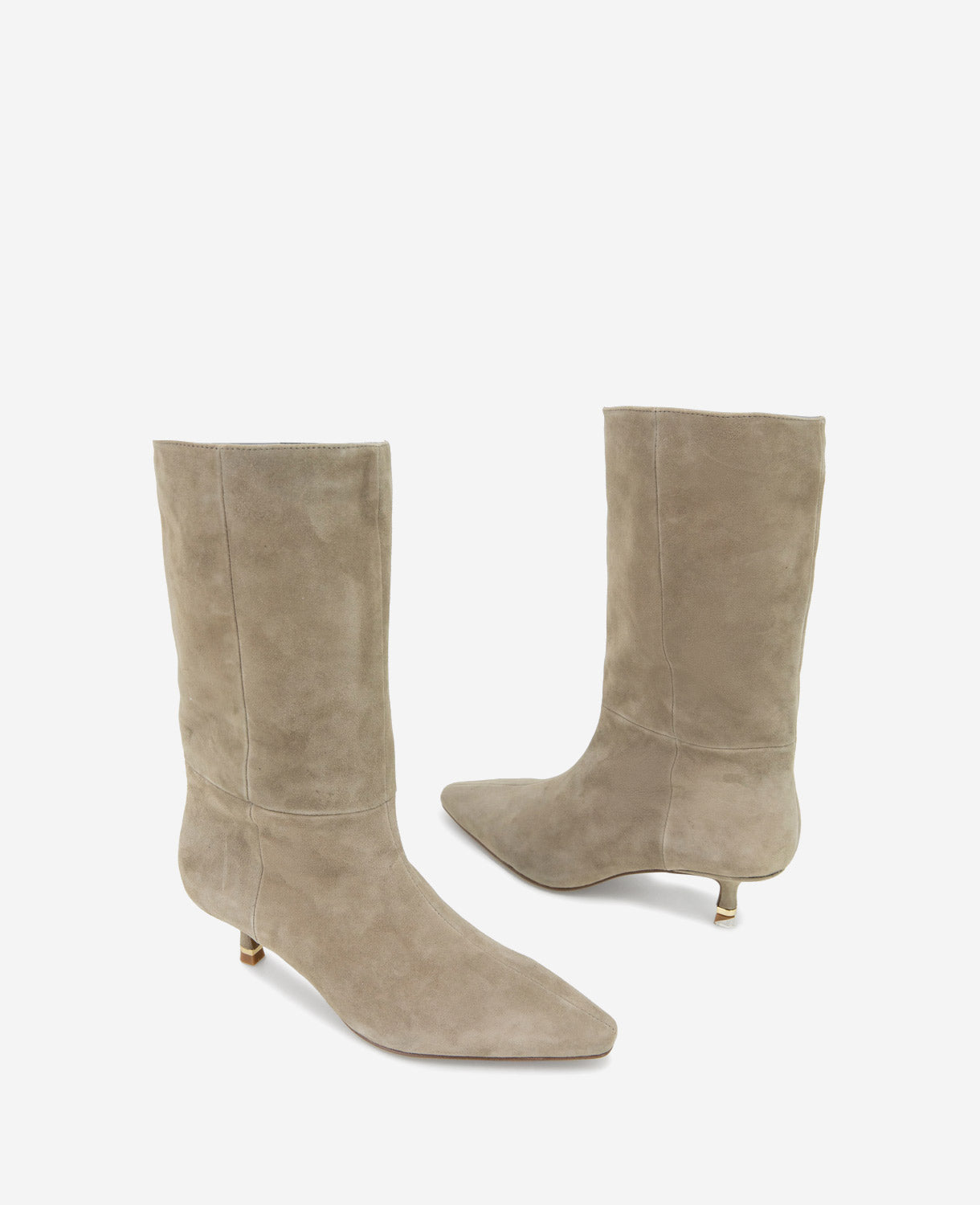 Kenneth Cole Reaction Shoes Meryl Suede Bootie stivaletti taupe scamosciati