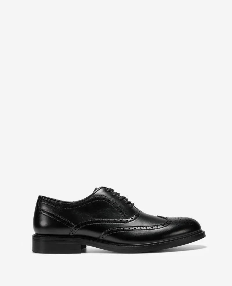 Kenneth Cole Reaction Shoes REACTION - Lance Wingtip Brogue Oxford scarpe nere