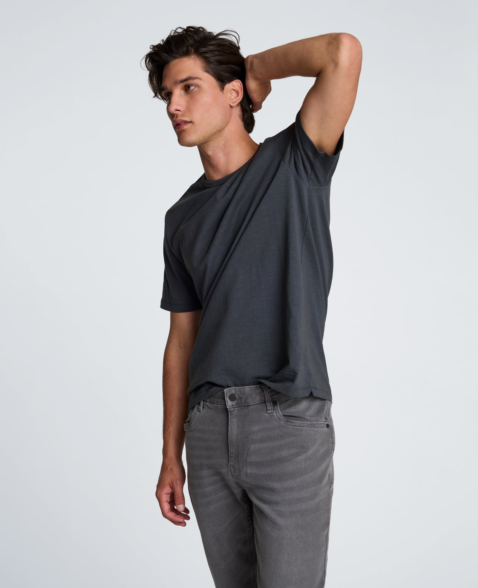 Kenneth Cole Reaction Clothing Texture Tee T-shirt antracite oversize