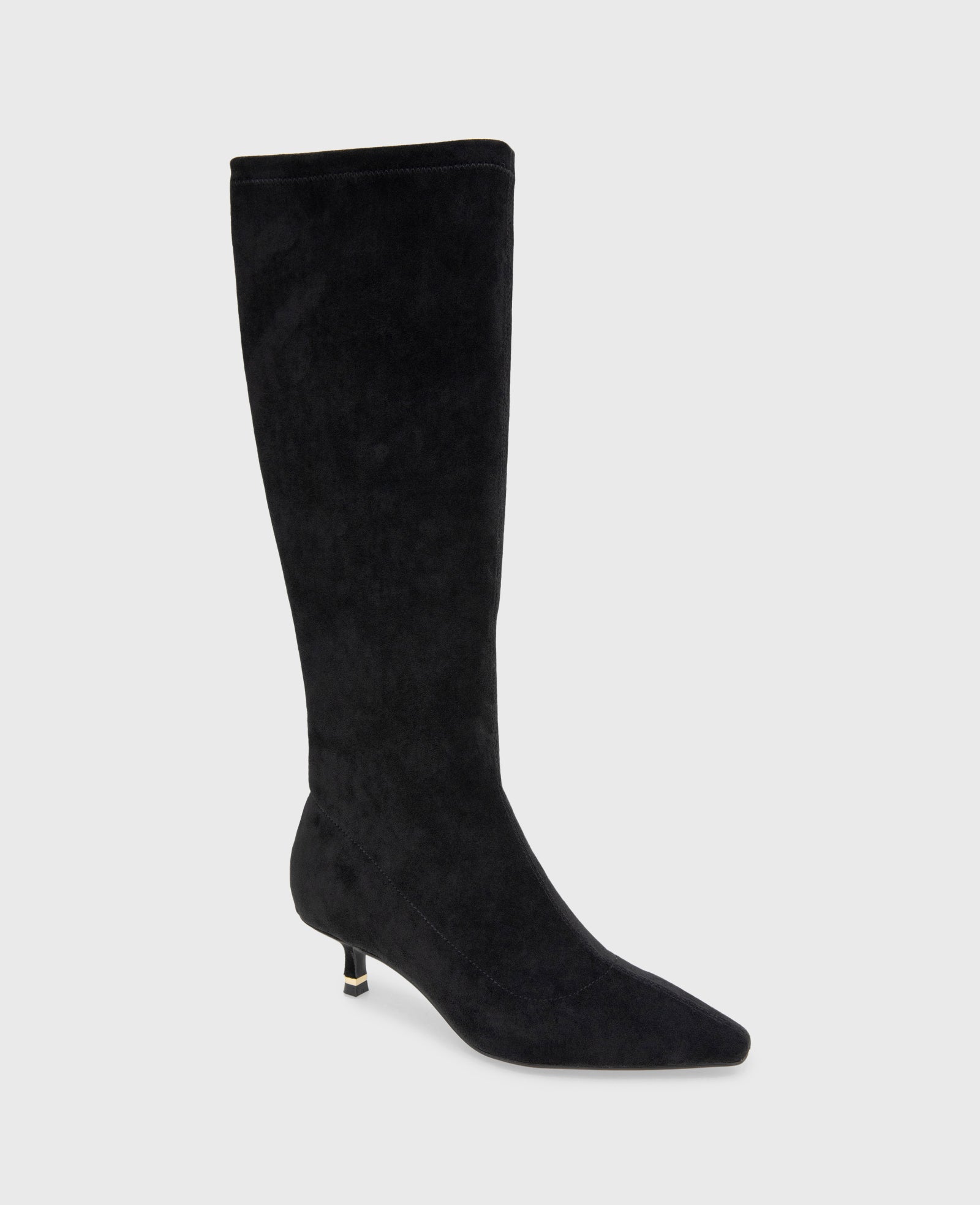 Kenneth Cole Reaction Meridith stivale nero in microsuede