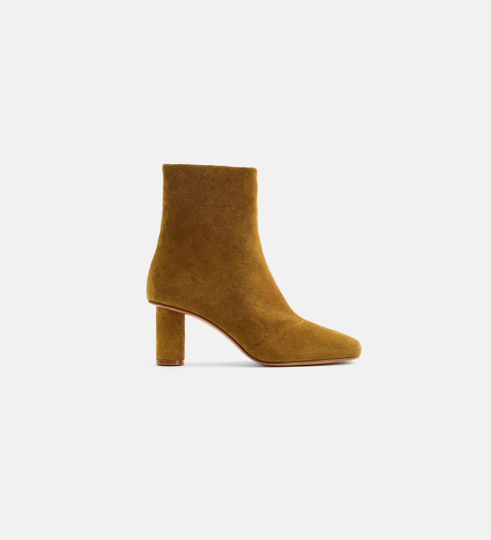 Forte Scarpe stivaletti suede vintage tacco sagomato