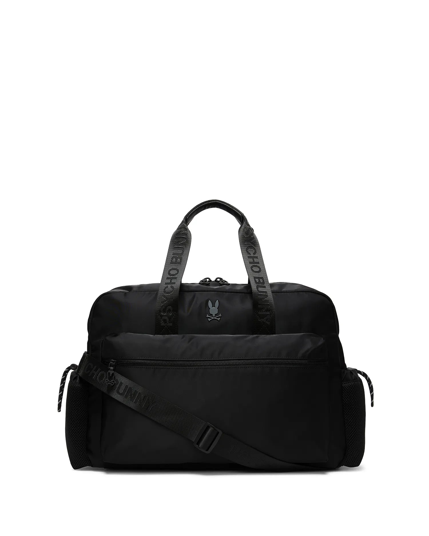Psycho Bunny Accessories MENS NYLON WEEKENDER DUFFLE BAG MO2400147 borsa nera
