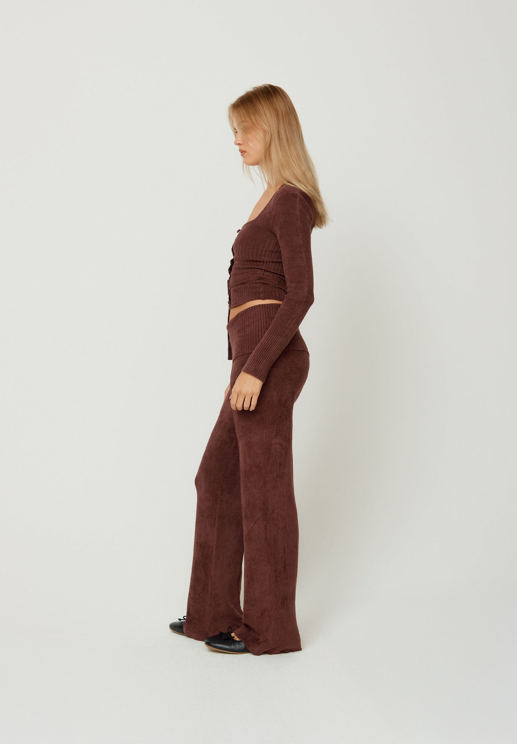 House Of Sunny Women's Shorts & Trousers The Lounge Pants pantaloni in velour
