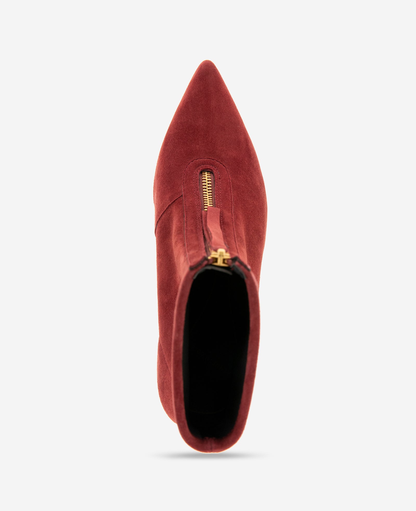 Kenneth Cole Reaction Shoes Udaya Kid Suede Heel stivaletti donna camoscio rosso tacco 2,6 pollici