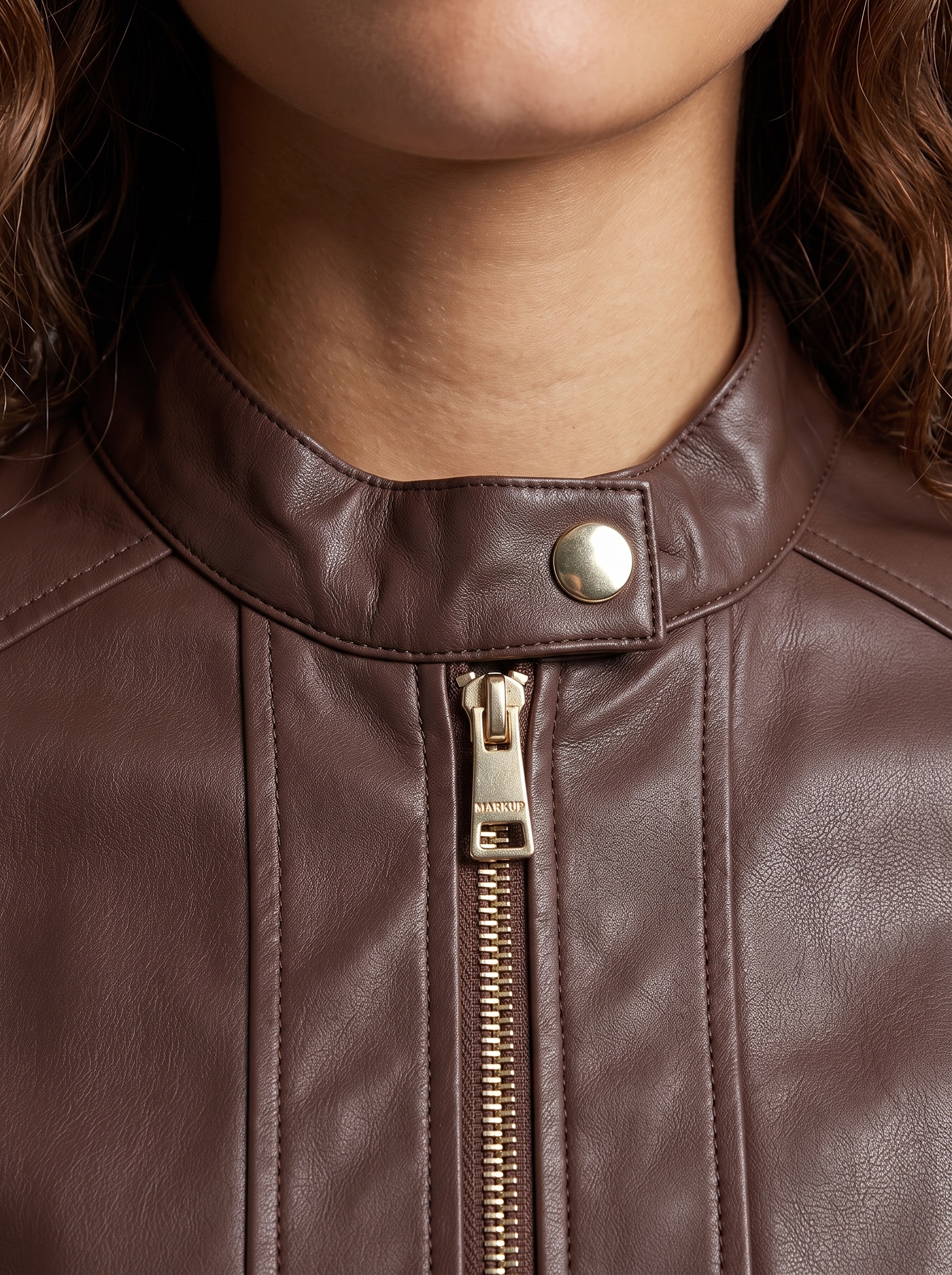 Markup Donna Giacche & Giubbotti Giubbino biker in similpelle