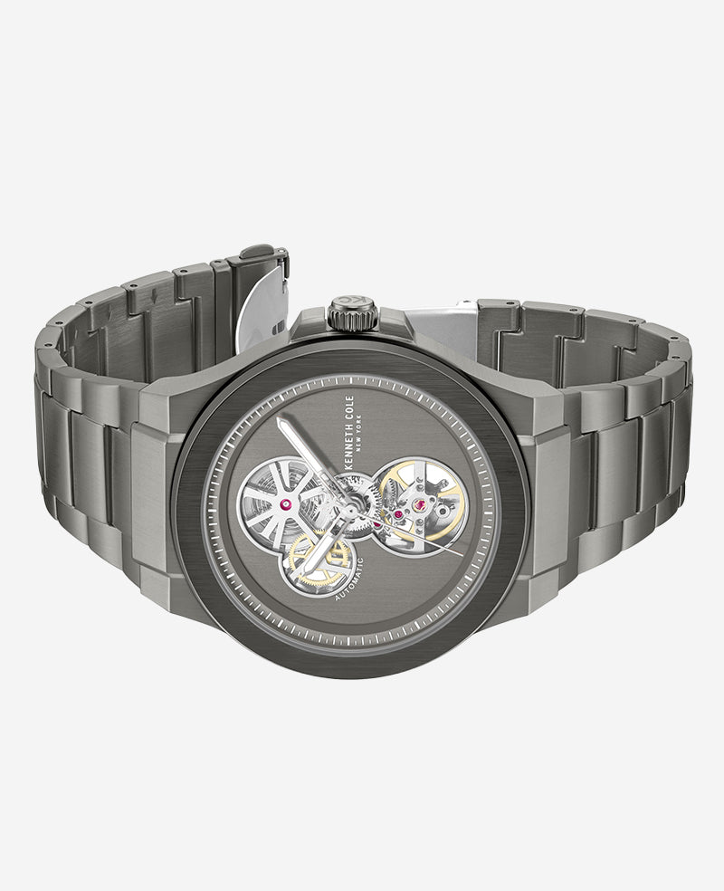Kenneth Cole Reaction Watches Automatic Gun Metal orologio gunmetal automatico