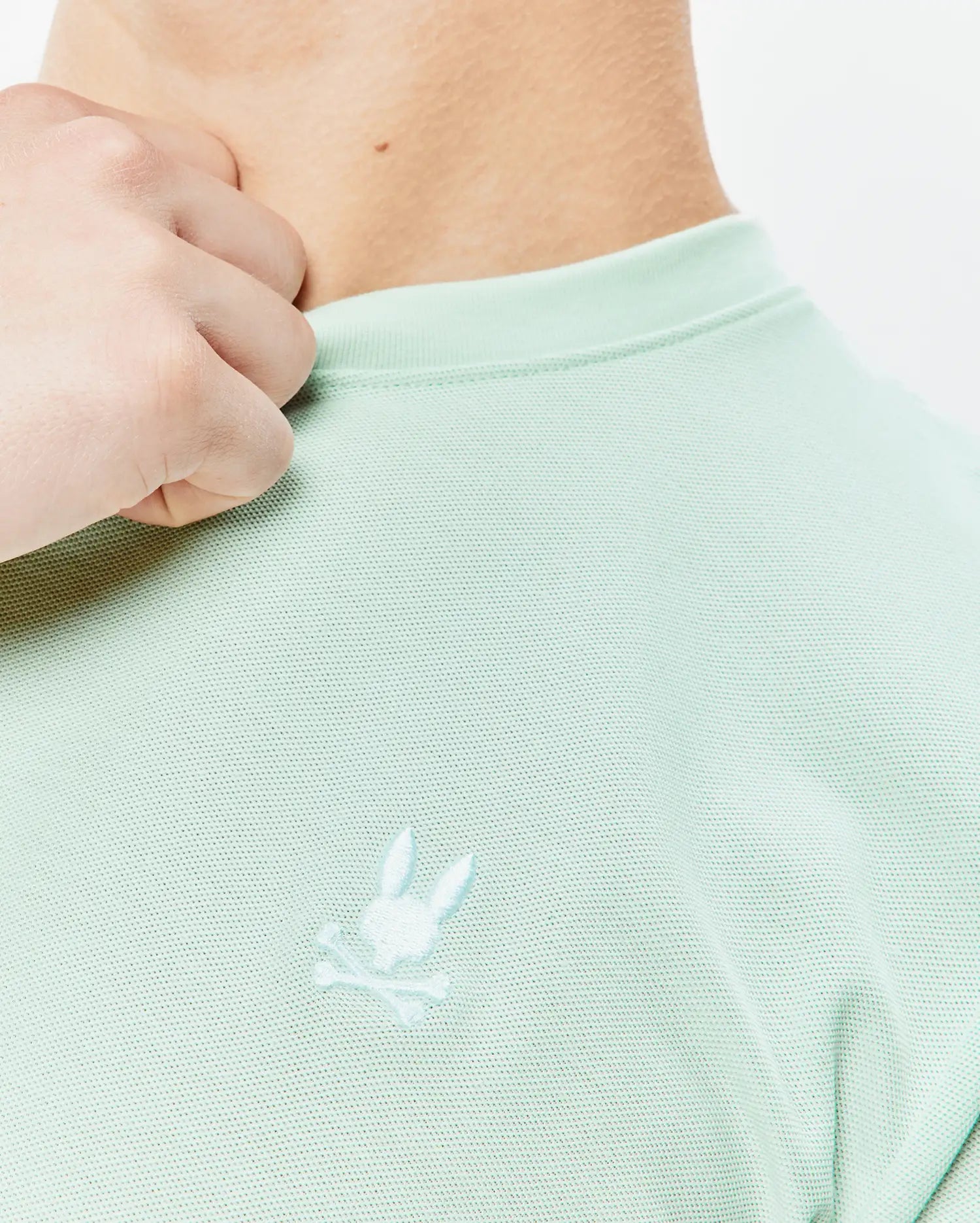 Psycho Bunny Taylor Pique Tee t-shirt verde XXS-XXXL in cotone Pima