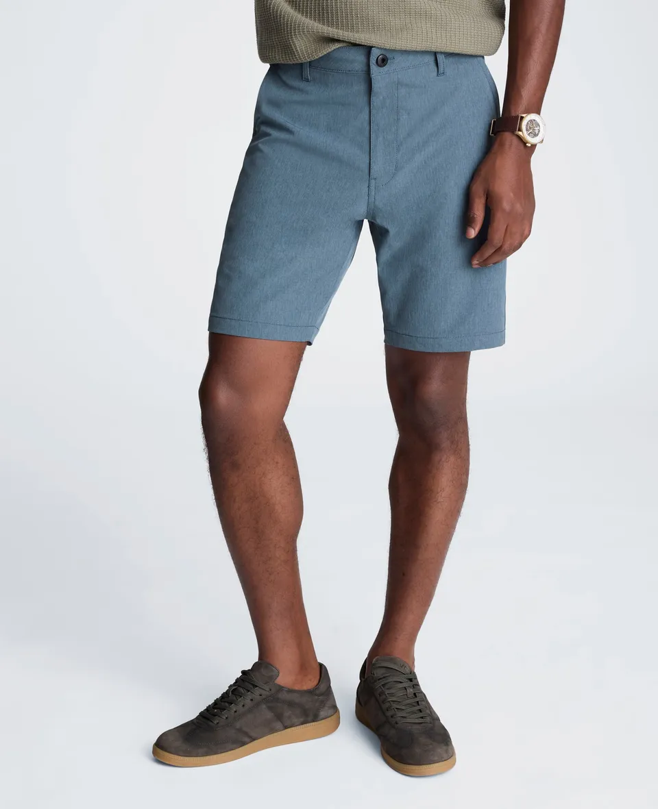 Kenneth Cole Reaction Clothing Performance Tech Short pantaloncini blu navy taglia 30 traspiranti