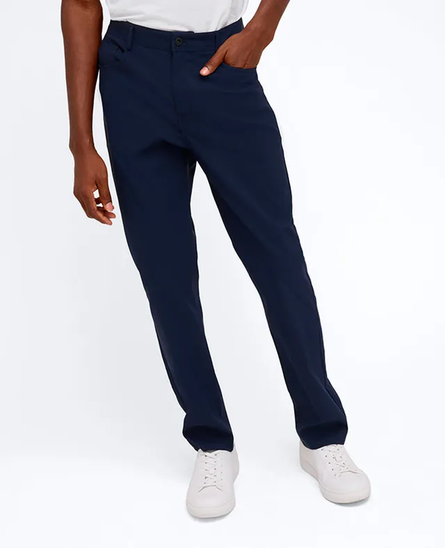 Kenneth Cole Reaction Clothing Slim Original Flex 5-Pocket Pant pantaloni blu