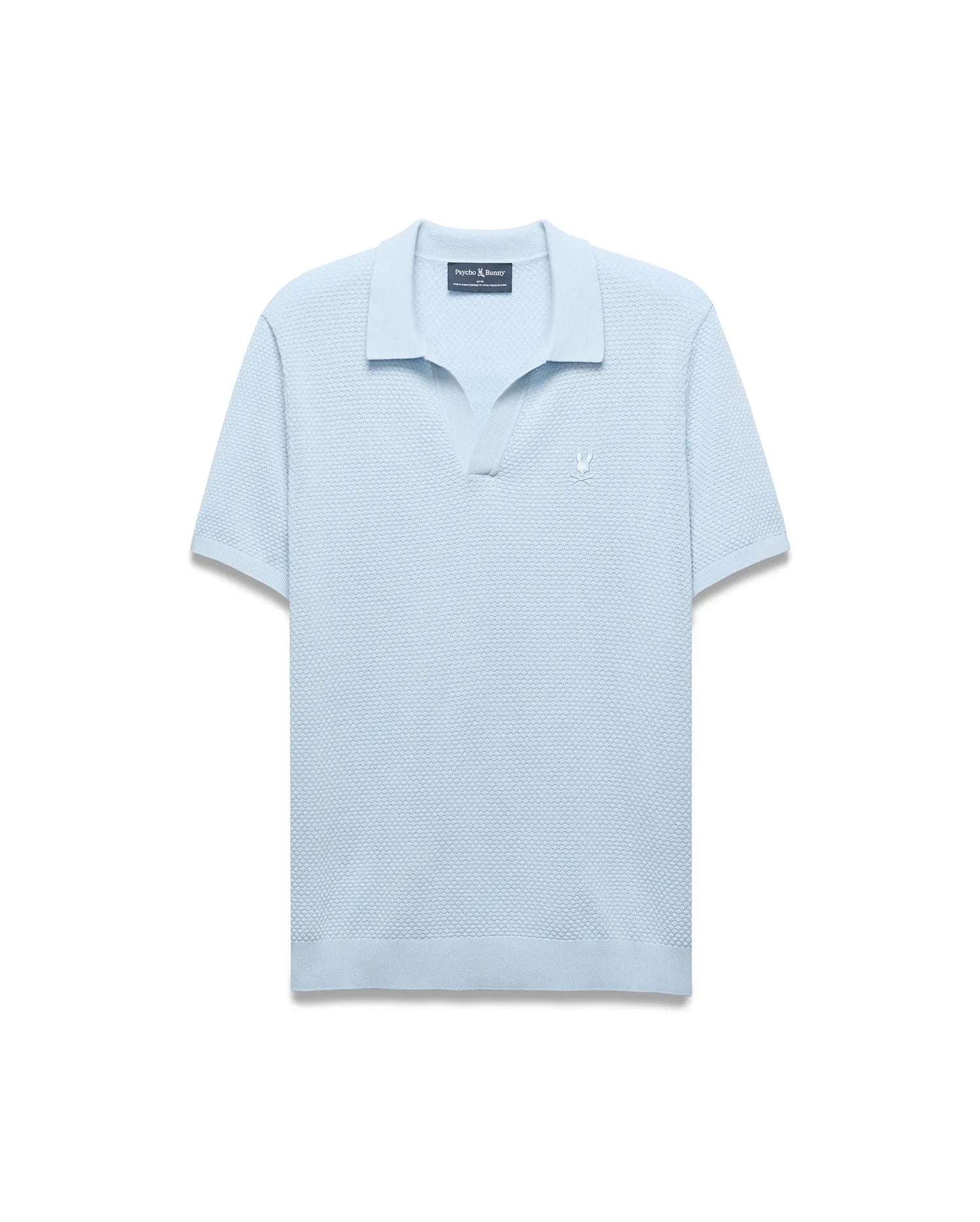 Psycho Bunny Men's Polos MENS DEVON KNIT POLO MT0100169 polo 434 Skyway XXS-XXXL cotone