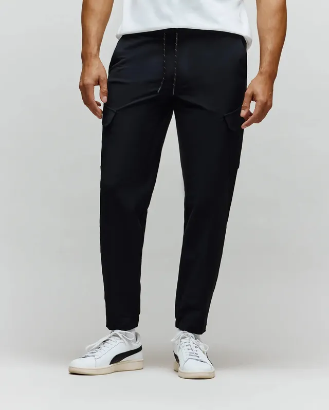 Psycho Bunny Men's Pants MENS LUKA CARGO PANT 28 1/2 L MB0600023 pantaloni cargo neri