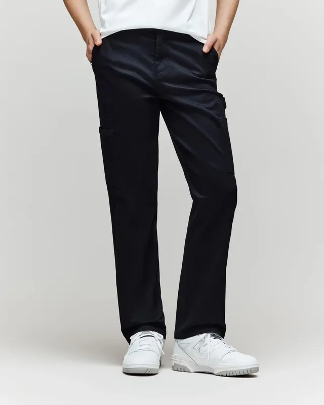 Psycho Bunny Kids Bottoms Russell Carpenter Pant pantaloni neri cargo