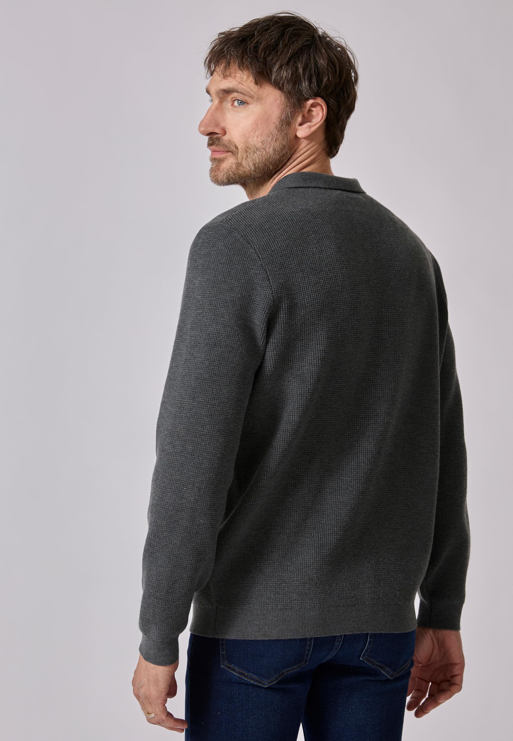 Damart Thermolactyl Maglione da uomo maglione collo polo con lana