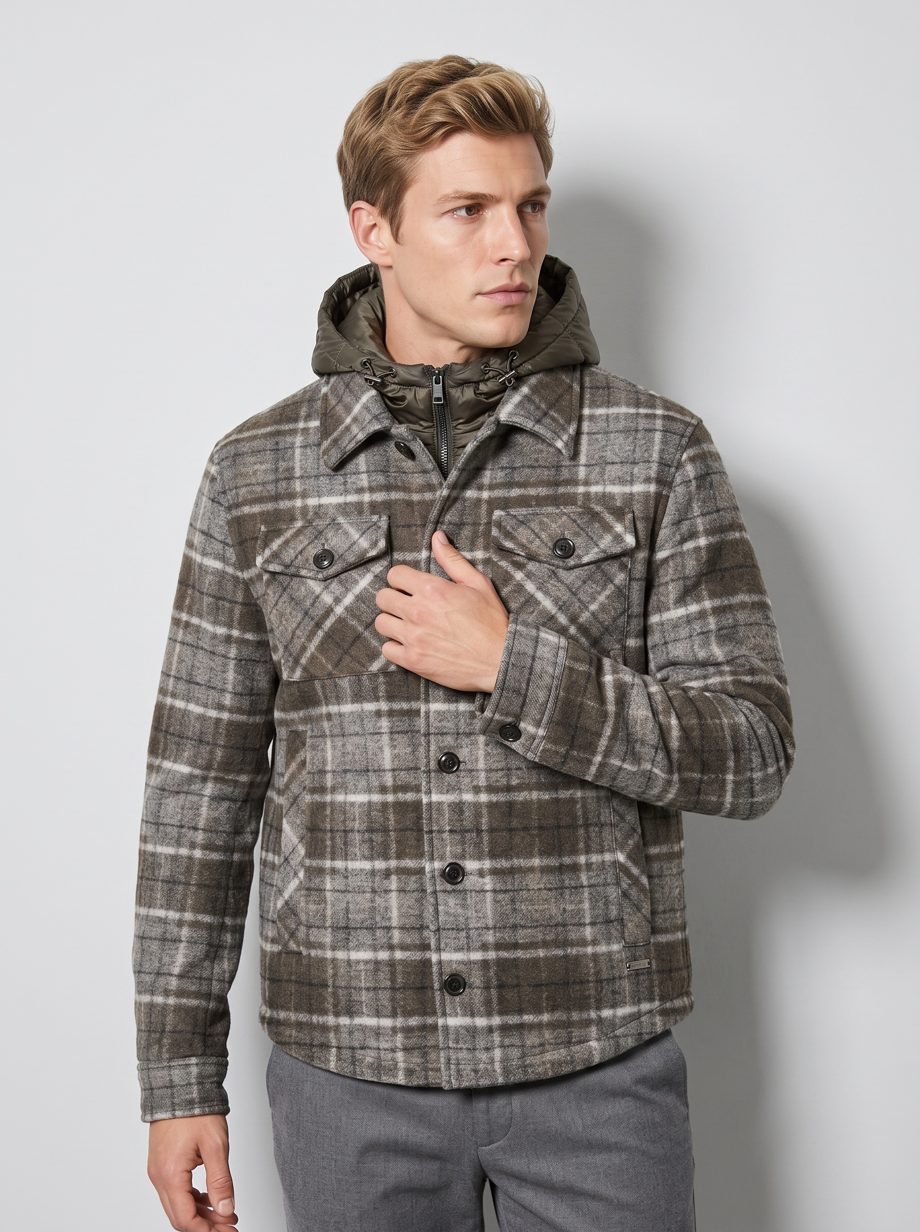 Markup Uomo Giacche & Giubbotti Overshirt Tartan overshirt