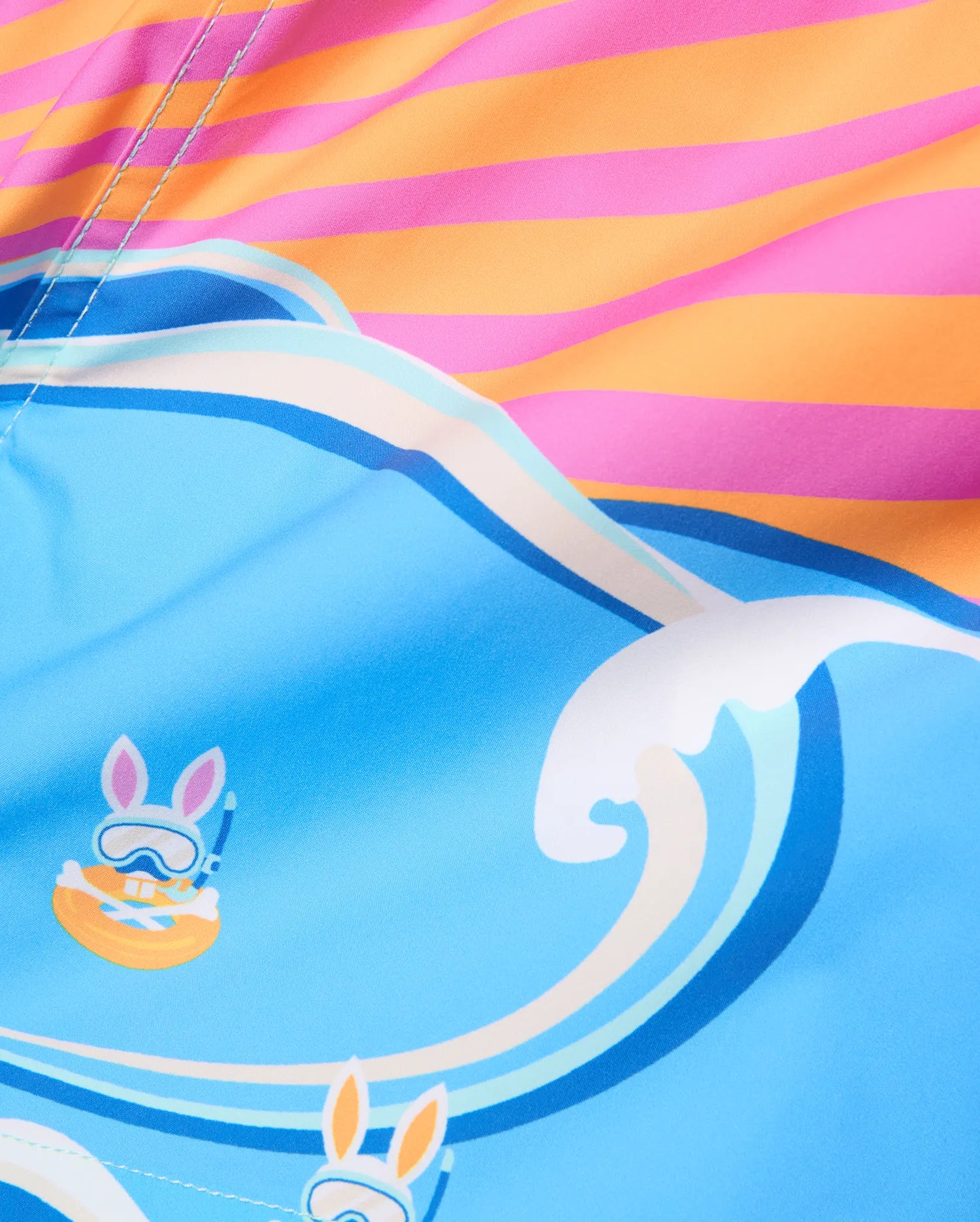 Psycho Bunny Kids Swimwear Ray Swim Trunk costume bambino rosa