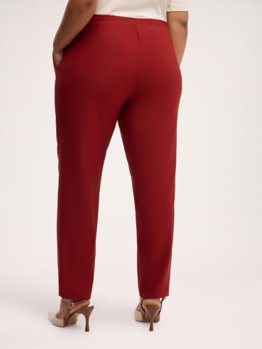 Fiorella Rubino Pantaloni Pantaloni Gamba Dritta con Coulisse pantaloni 50 Plus