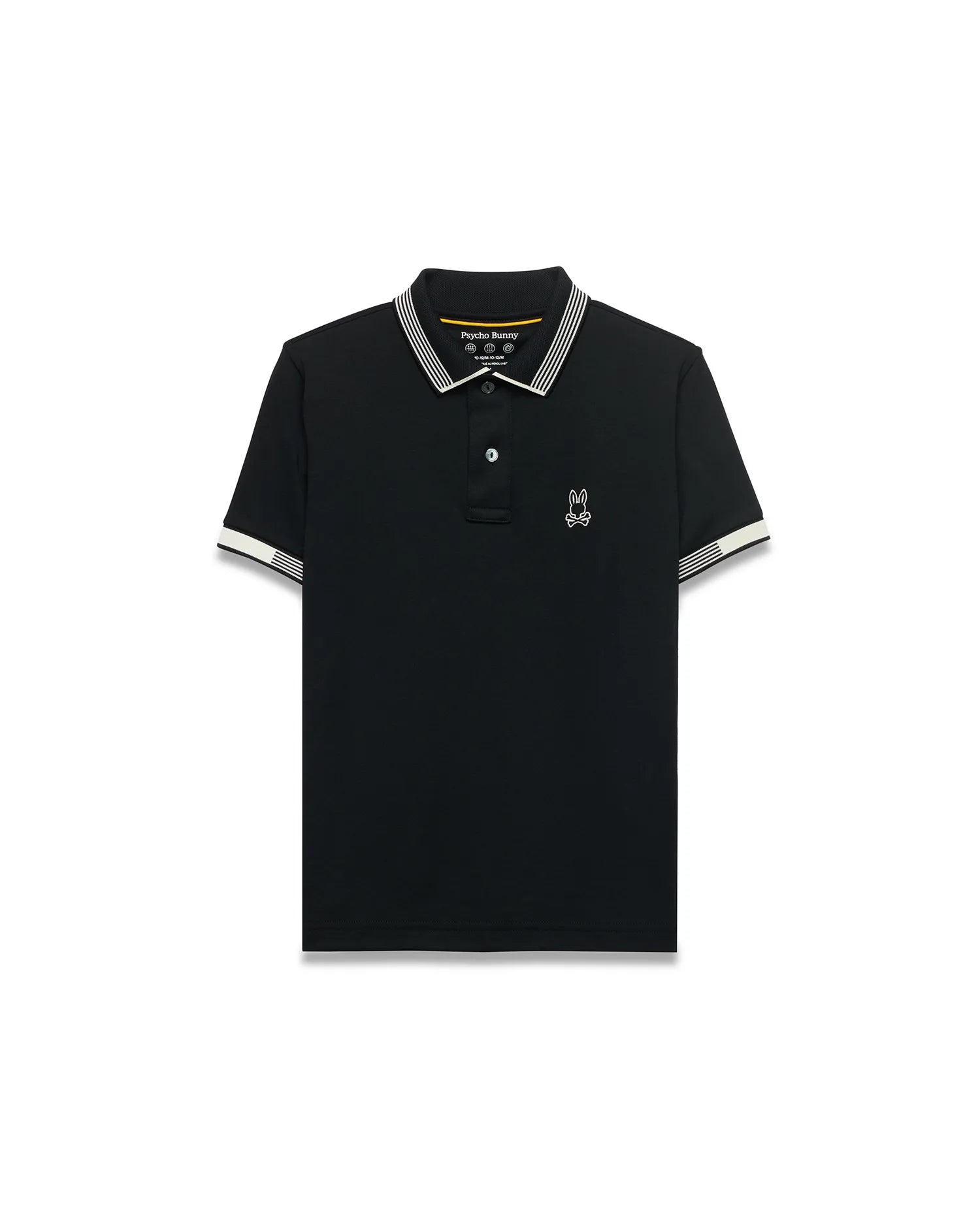 Psycho Bunny Kids Polo Shirts Kids Timmy Pique Polo polo nero 2T piqué