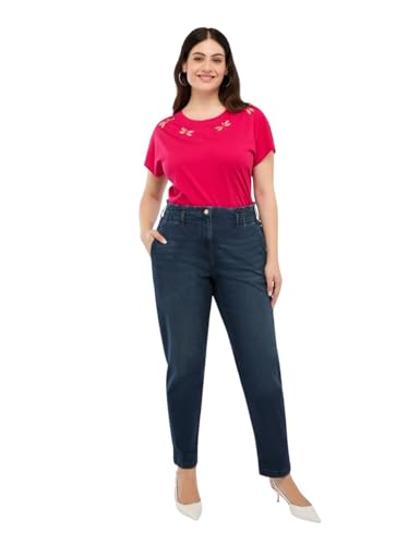Fiorella Rubino Jeans balloon effetto stonewashed