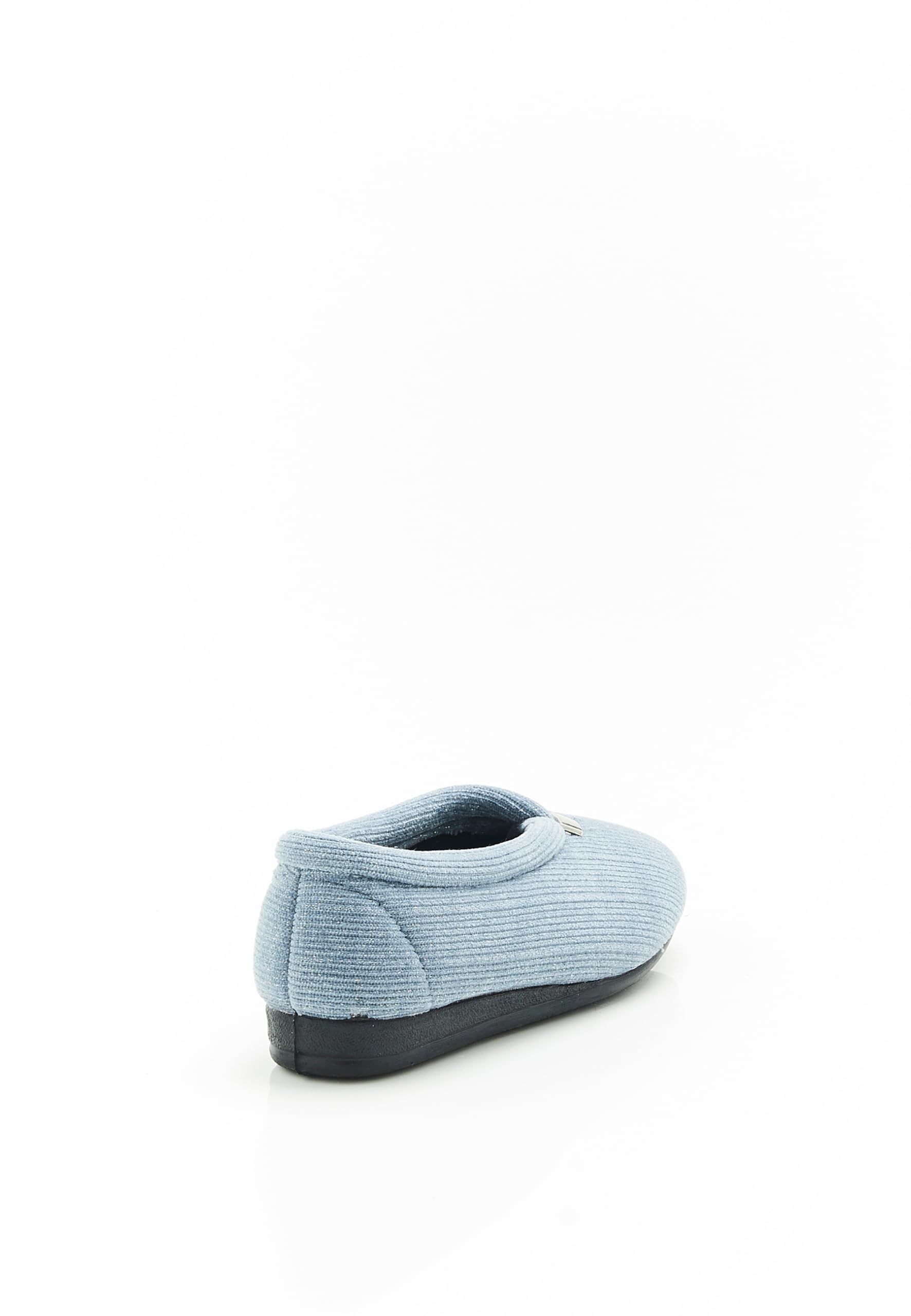 Damart Calzature Pantofole in velluto a coste lucido da donna 38 EU tacco zeppa 2 cm