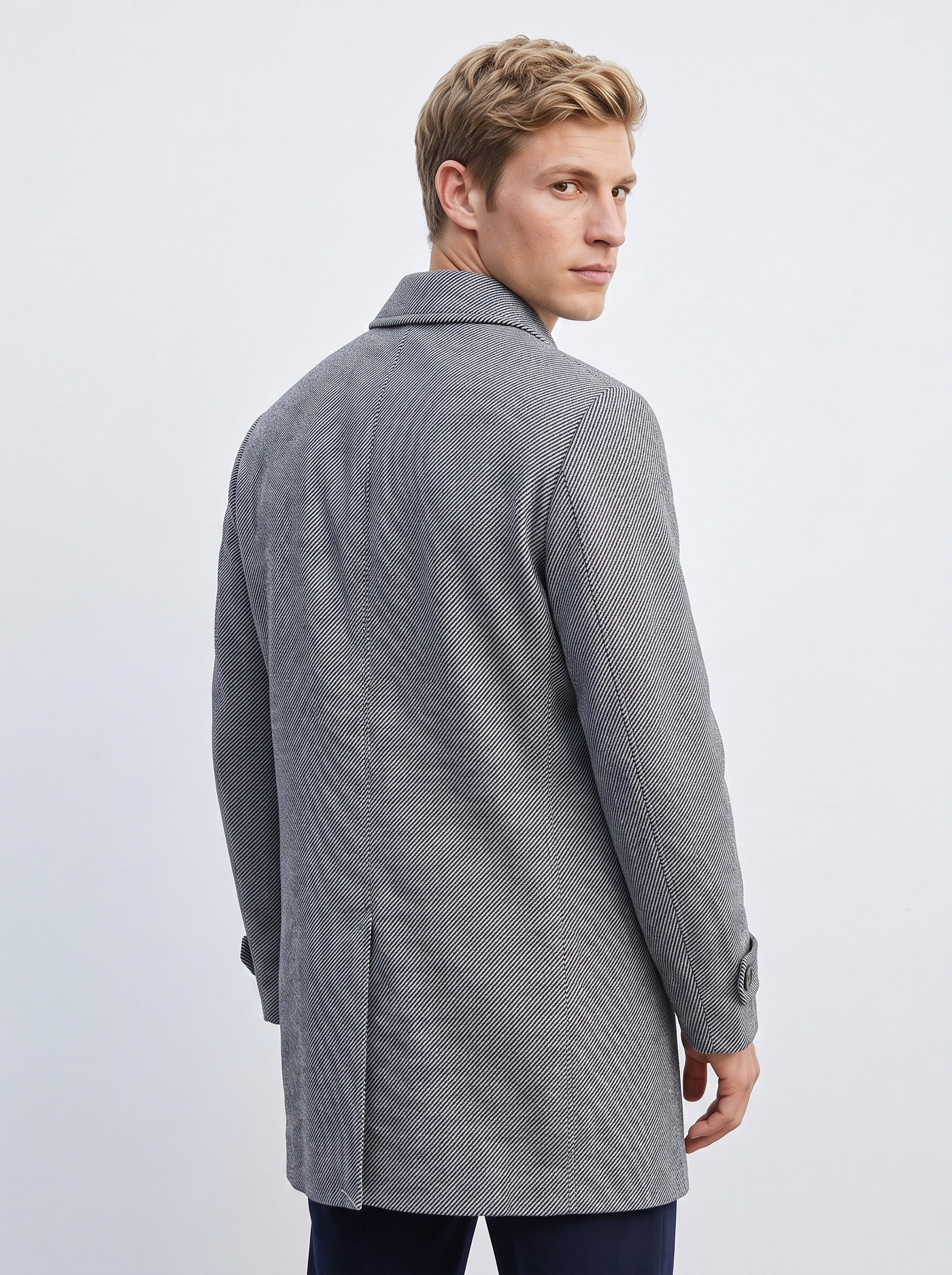 Markup Uomo Cappotti Capotto diagonale cappotto