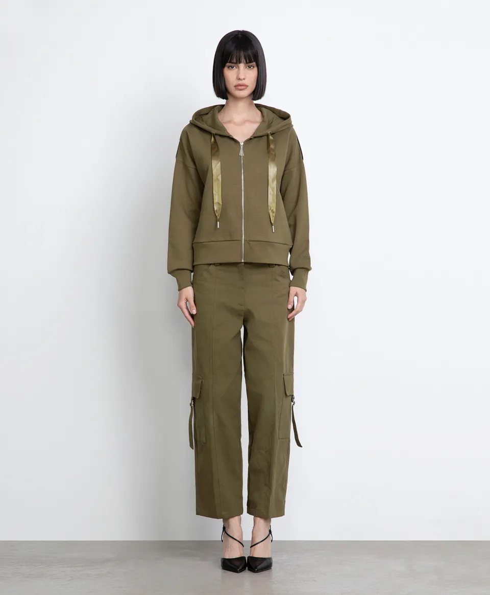 Markup Donna Jeans & Pantaloni Pantalone cargo in gabardina