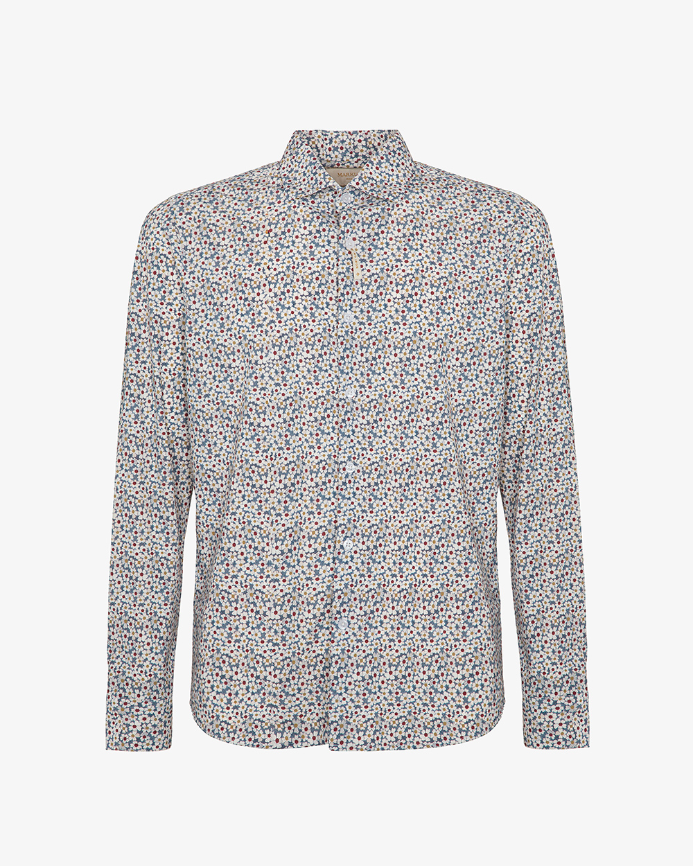 Markup Uomo Camicie Camicia no iron stampato collo italiano