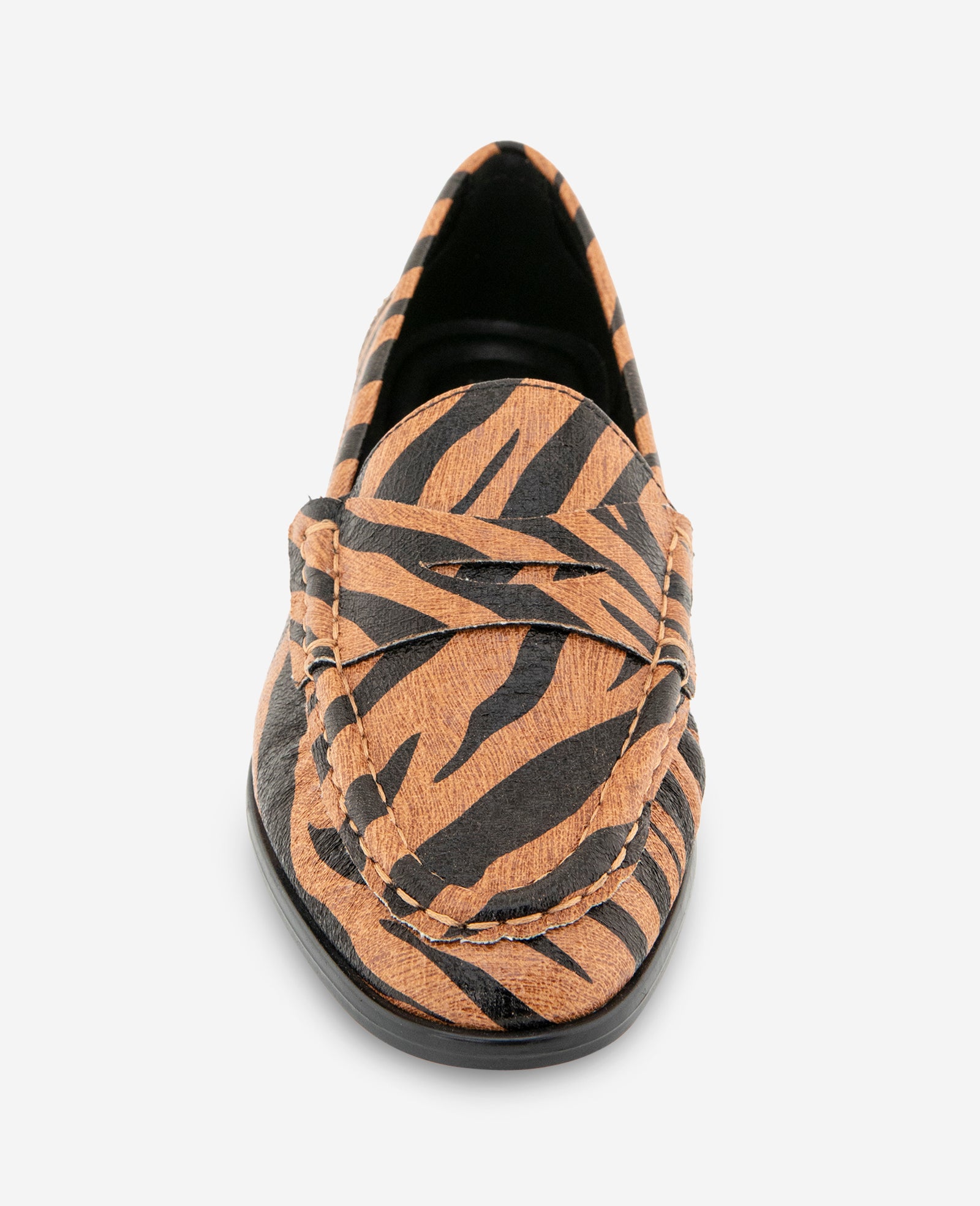 Kenneth Cole Reaction Shoes REACTION Zoila Zebra Loafer mocassino nero stampa zebra