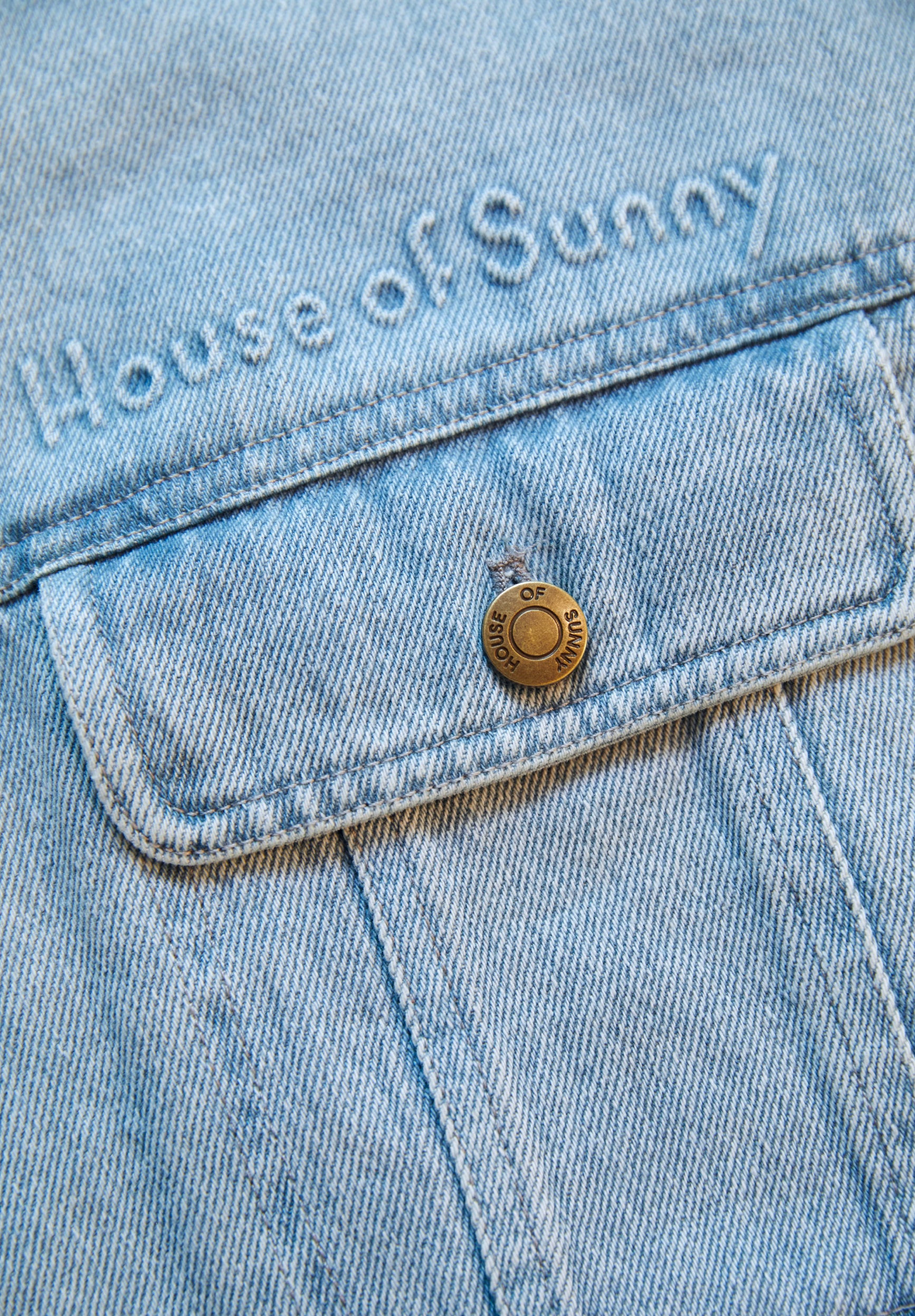 House Of Sunny Women's Jackets The Western Jacket giacca denim in cotone