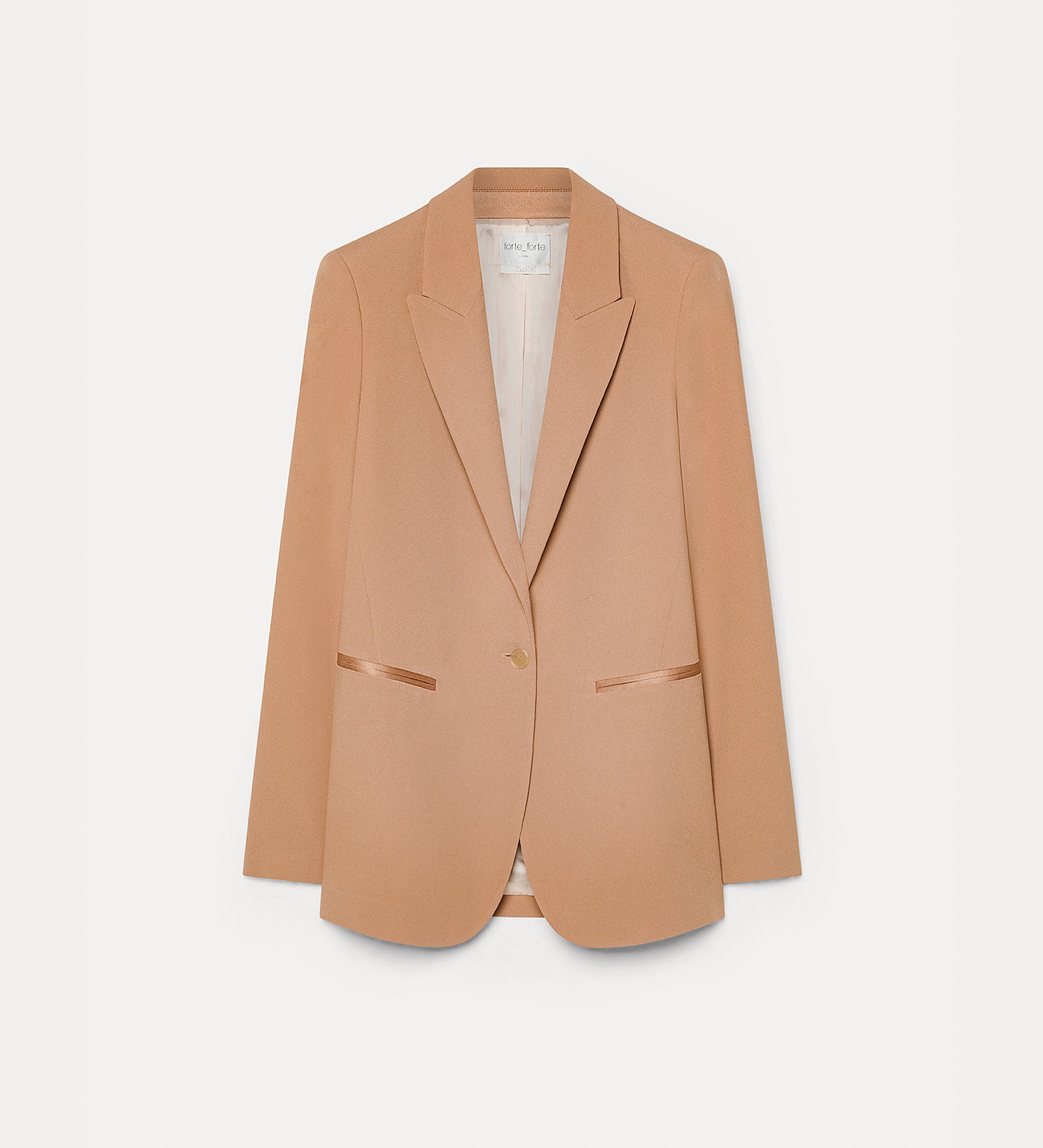 Forte giacche matt envers satin jacket giacca the in raso