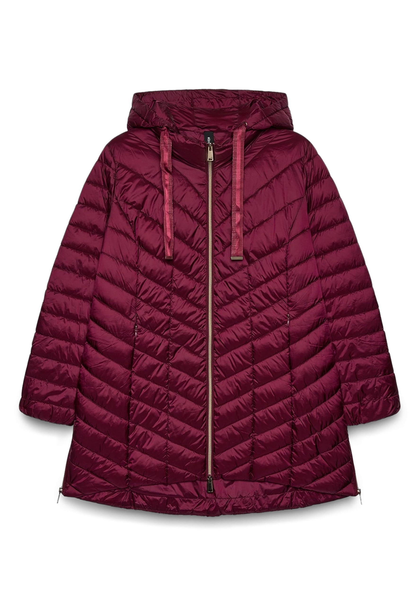 Fiorella Rubino Piumini Piumino lightweight lungo taglia 50 Plus chevron