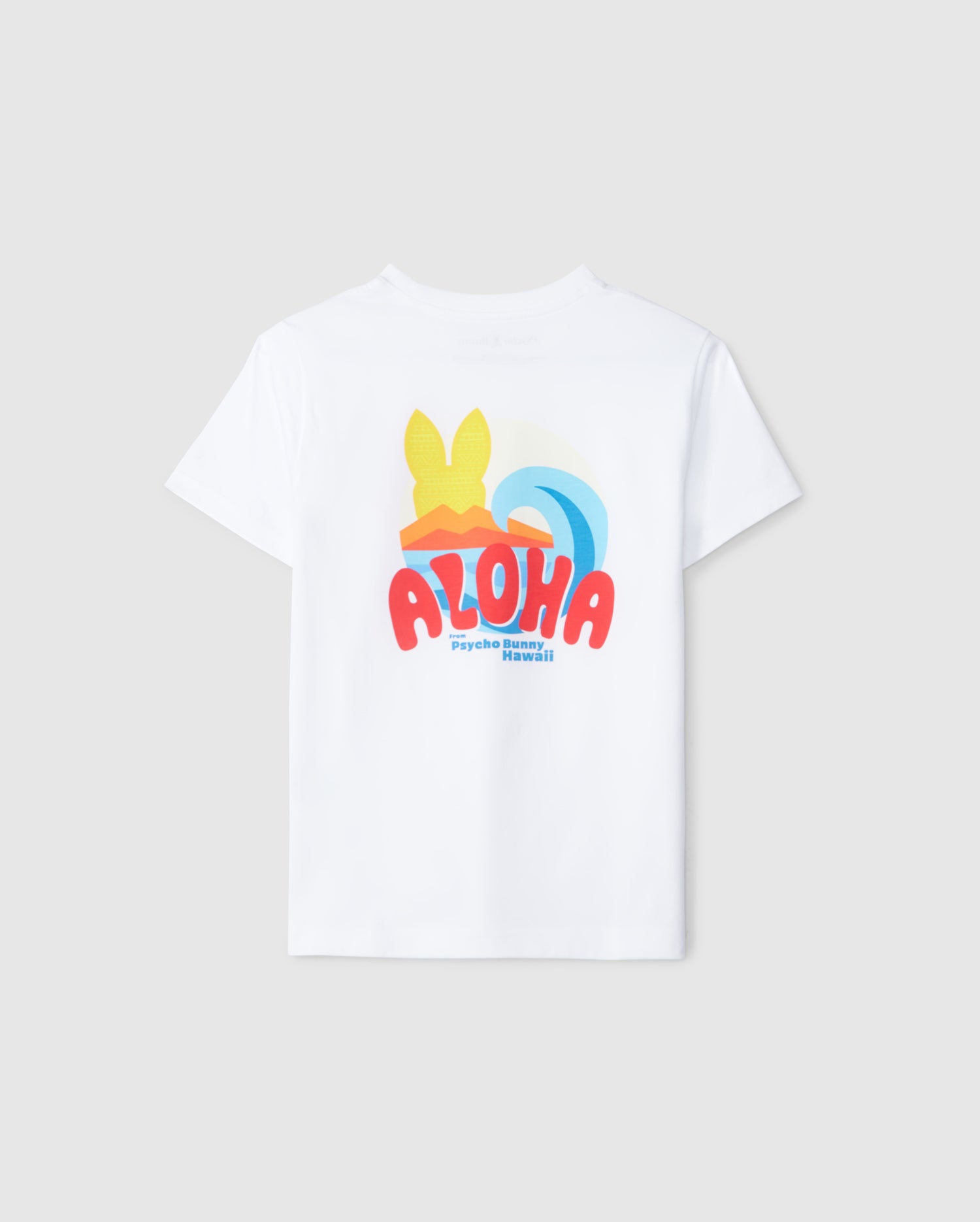 Psycho Bunny Kids Tees Hawaii City Tee B0U169Y1PC T-shirt bianca