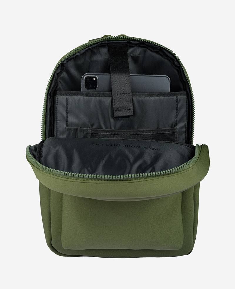 Kenneth Cole Reaction Luggage Logan Classic Backpack zaino verde Chive taglia unica porta laptop