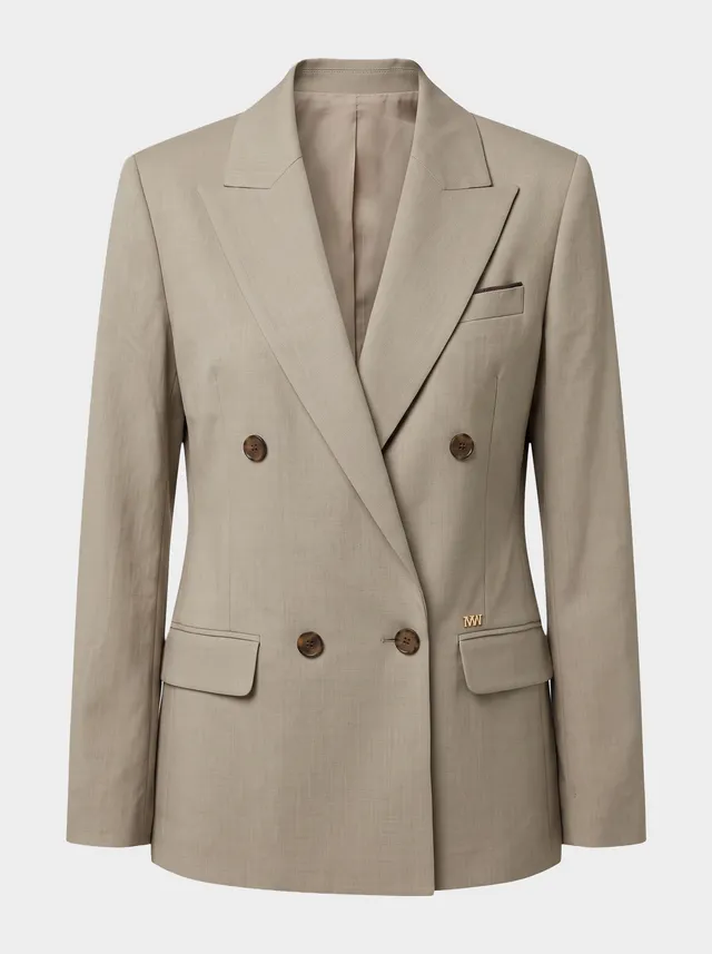 Markup Donna Tailleur & Blazer Blazer doppiopetto in flanella pettinata