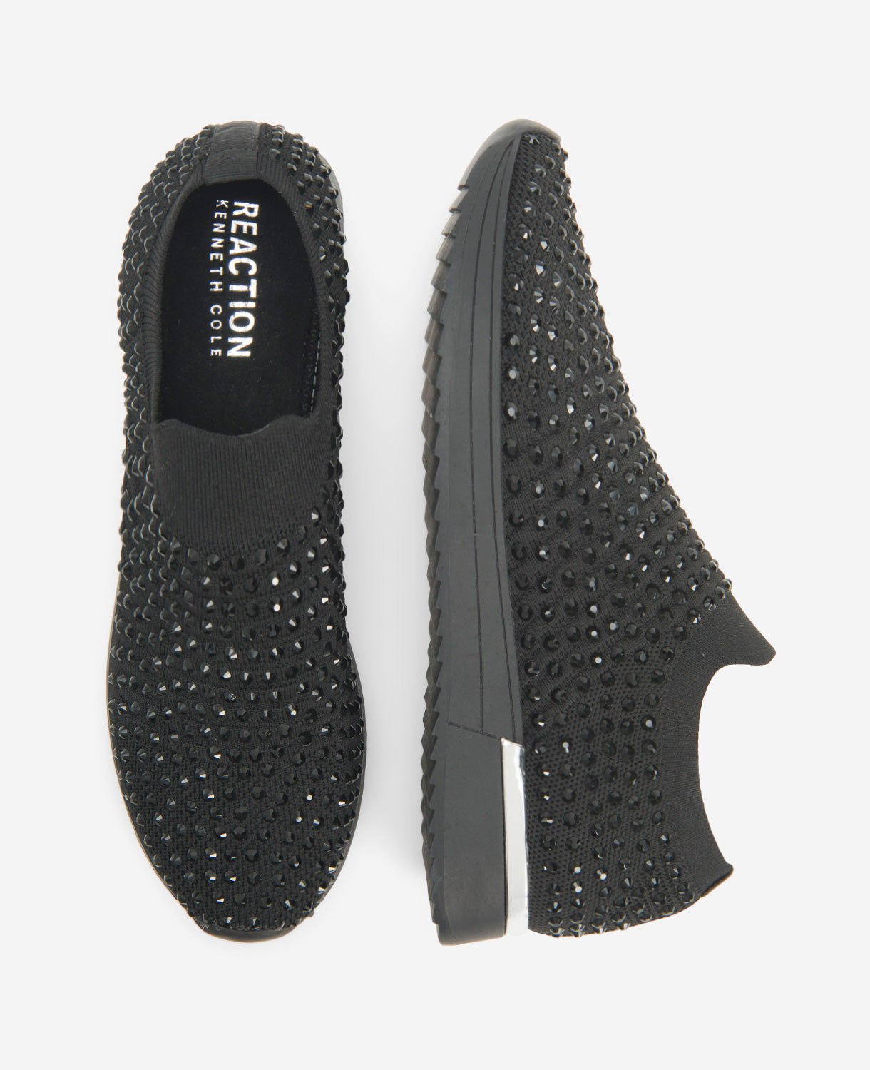 Kenneth Cole Reaction Shoes REACTION-The Cameron Jewel Jogger sneaker slip-on nera