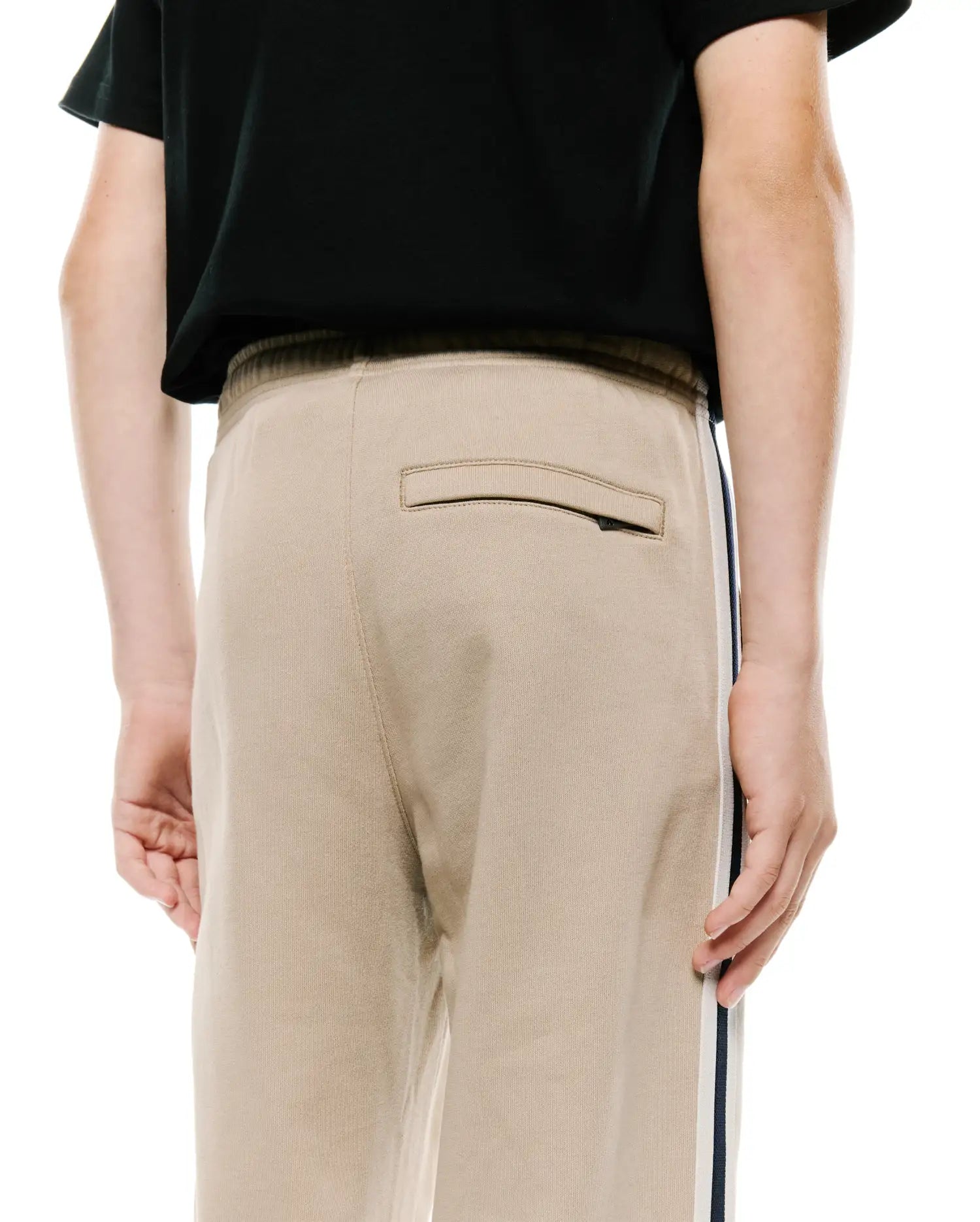 Psycho Bunny Kids Bottoms Ty French Terry Sweatpant pantaloni tuta beige