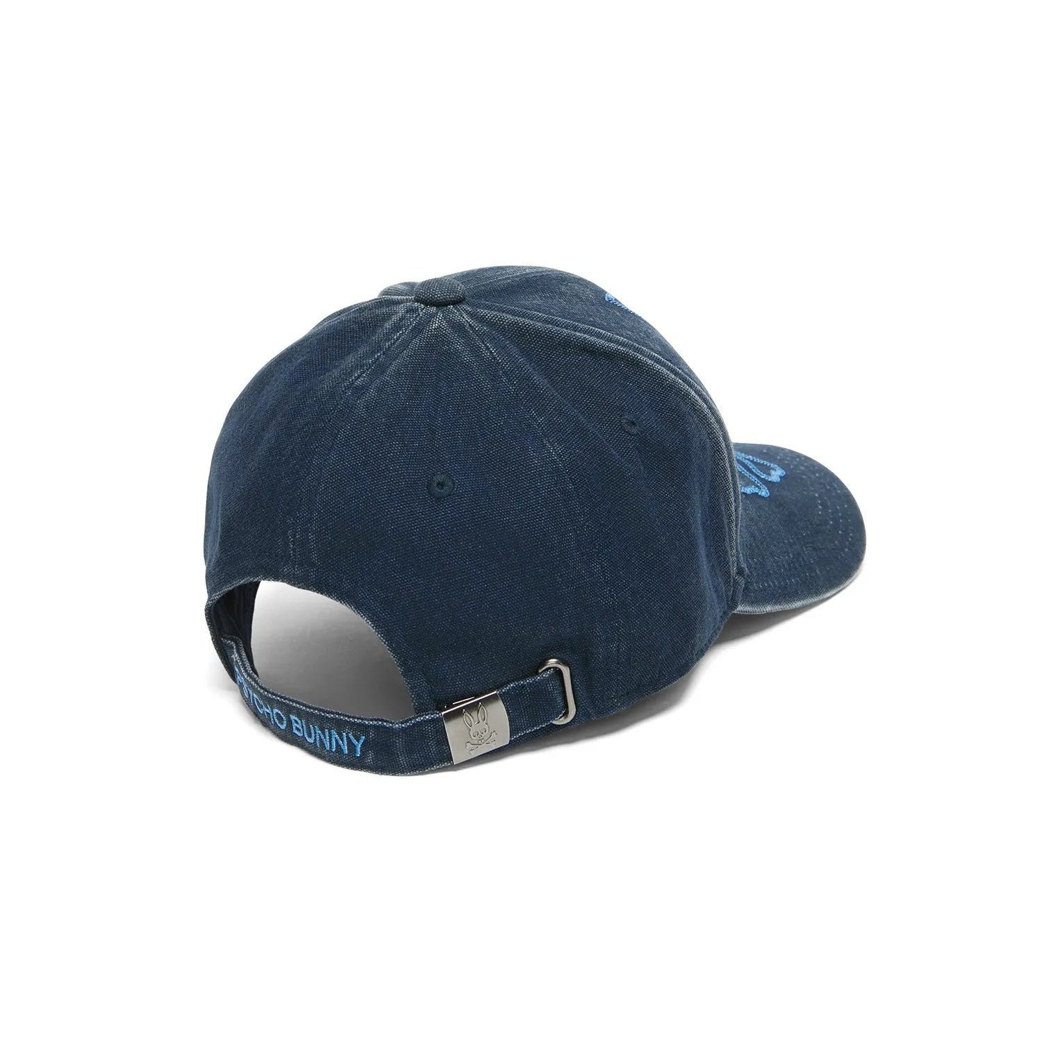 Psycho Bunny Kids Accessories Grover cappellino baseball blu O/S cotone