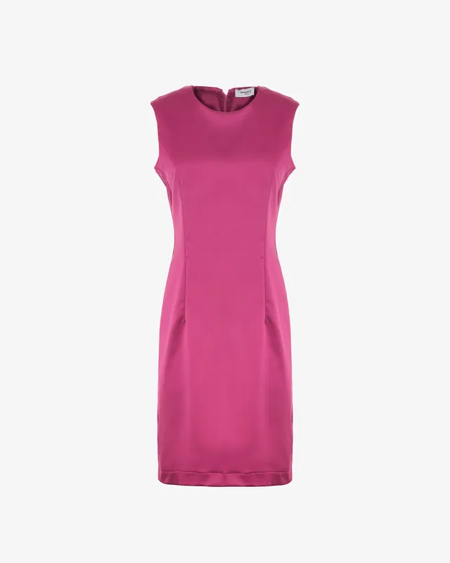 Markup Donna Vestiti Abito tubino stretch in raso