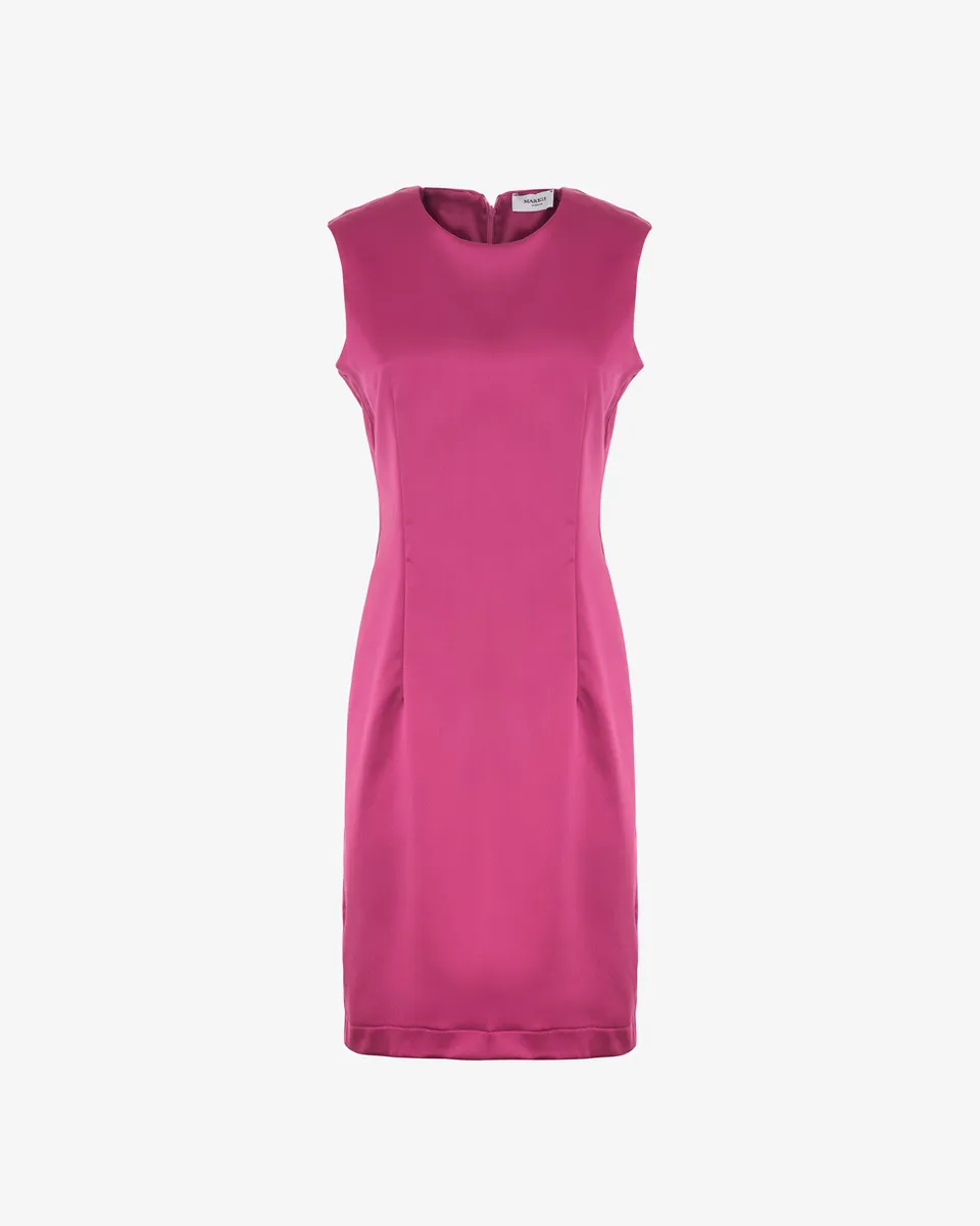 Markup Donna Vestiti Abito tubino stretch in raso