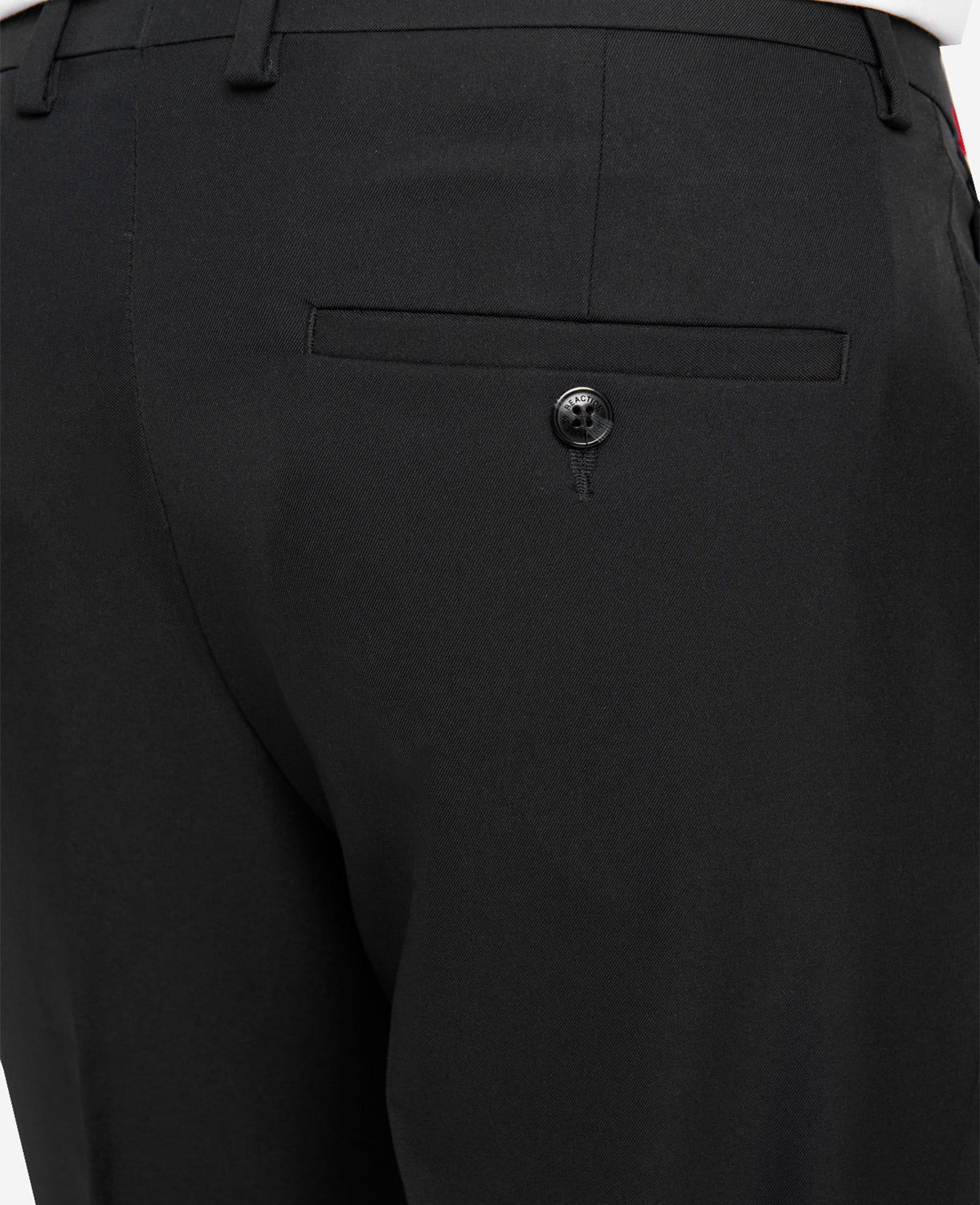 Kenneth Cole Reaction Slim-Fit Stretch Twill Dress Pant pantaloni neri