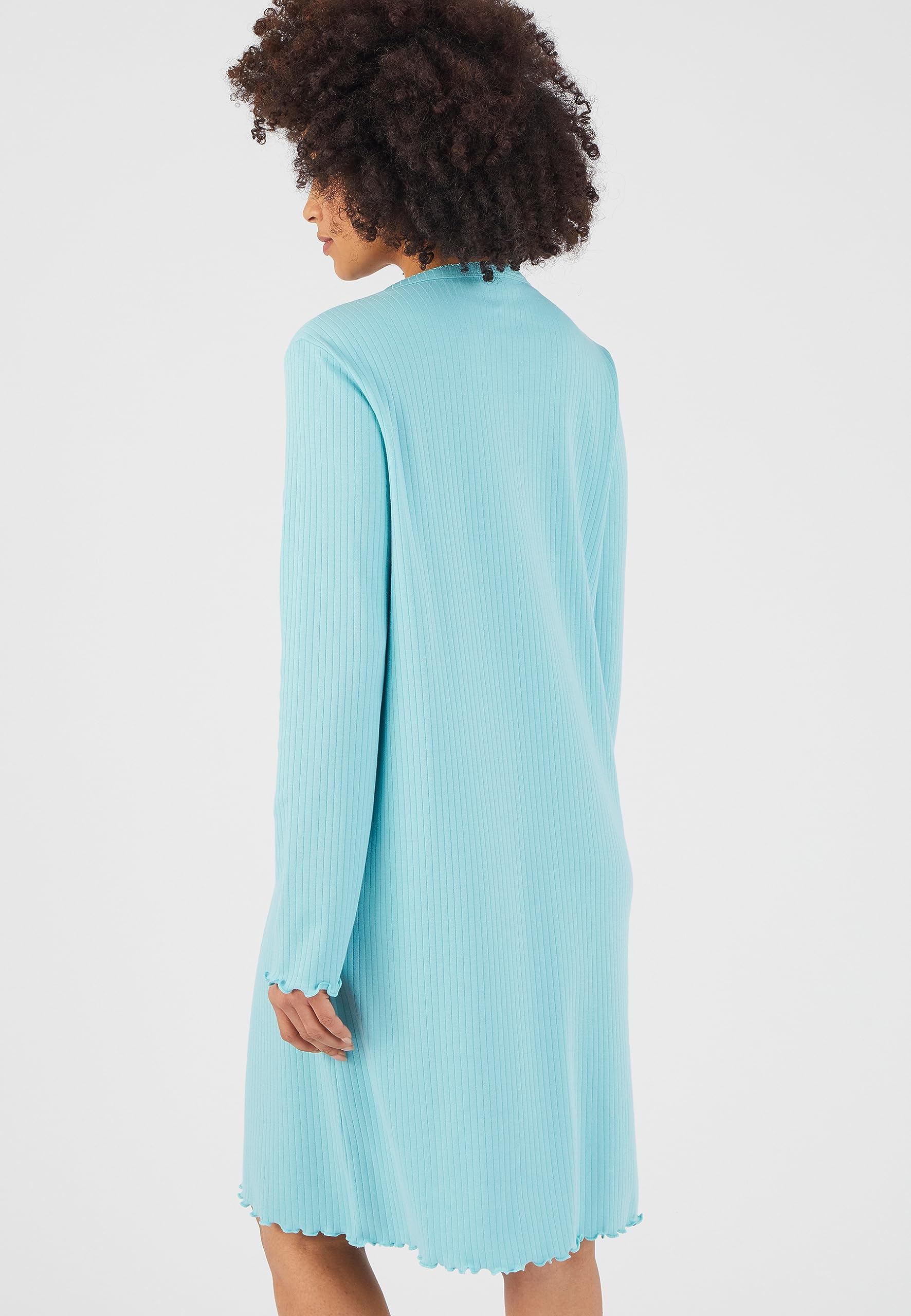 Damart Homewear Camicia da Notte Donna XL Verde Turchese calda