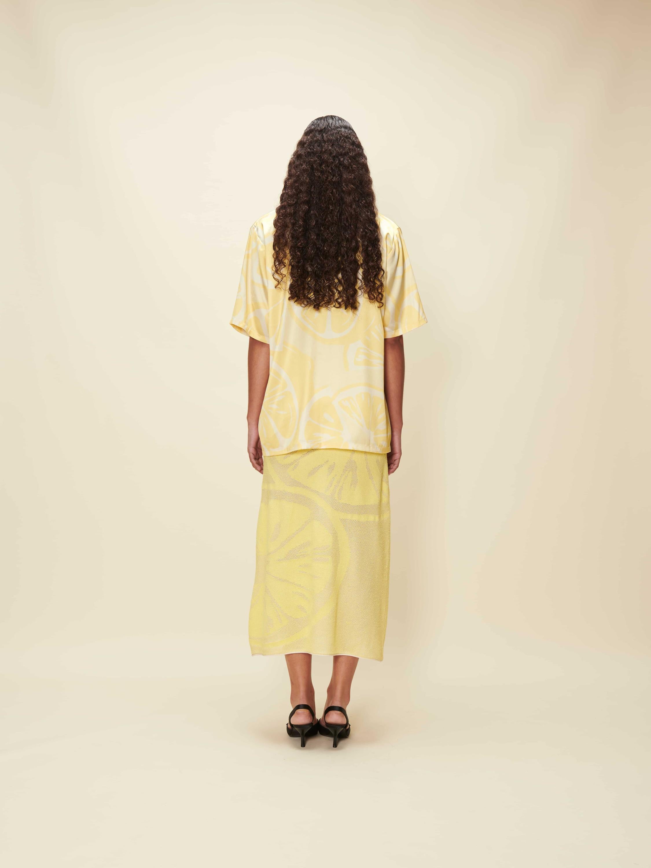 House Of Sunny Women's Shirts SLICED LEMONS SHIRT camicia limoni oversize