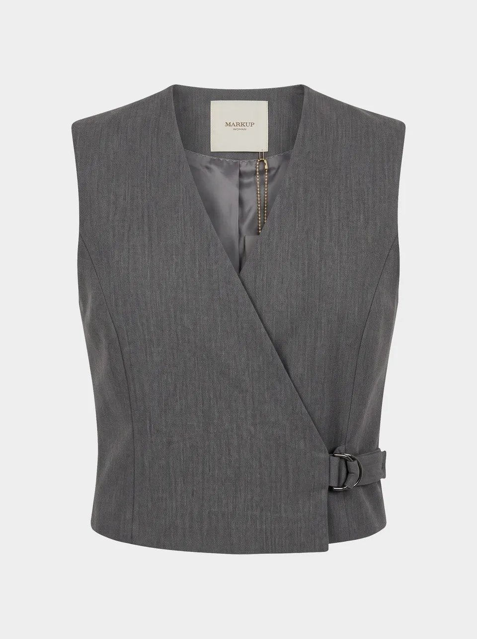Markup Donna Giacche & Giubbotti Gilet in flanella pettinata