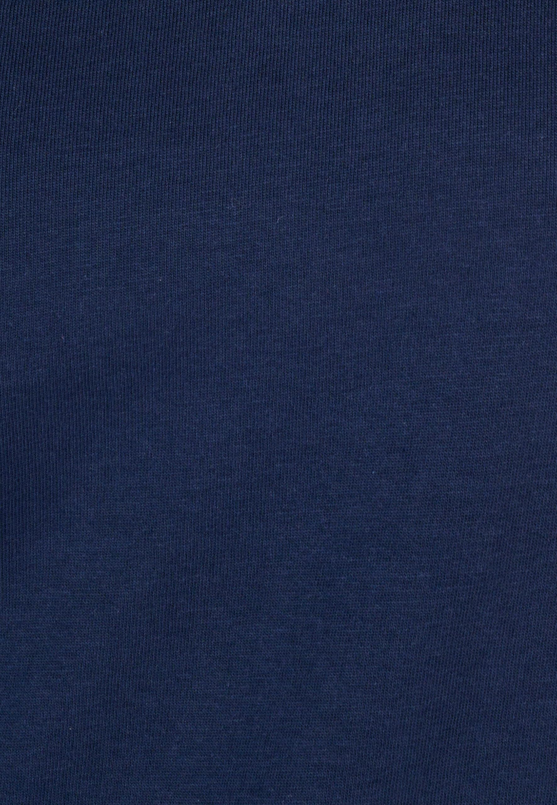 Damart Prêt-à-porter Maglietta donna blu navy ricamo bianco 38-40