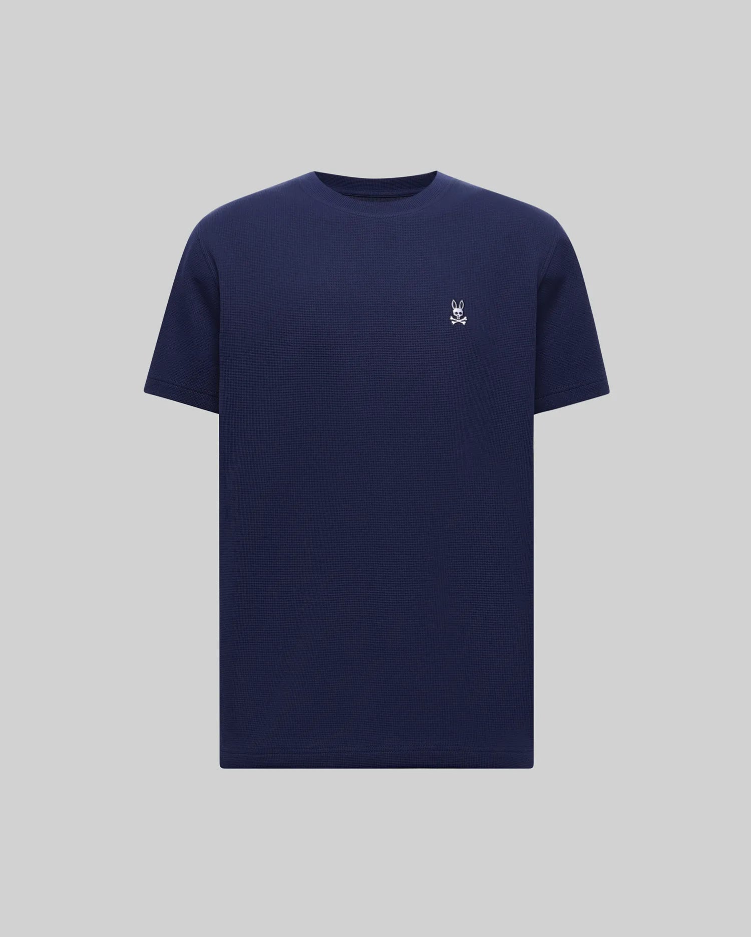 Psycho Bunny Men's Tees Maxton Waffle Tee MT0200325 T-shirt Evening Blue