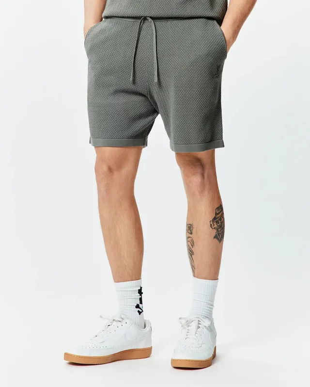 Psycho Bunny Men's Shorts Devon Knit Short 7" pantaloncini verdi XXS-XXXL cotone