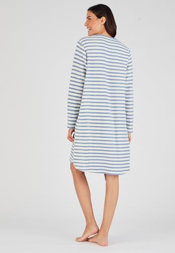 Damart Homewear Thermolactyl camicia da notte a righe