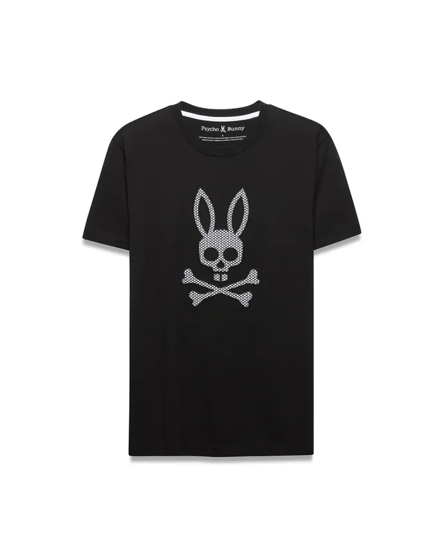 Psycho Bunny Big & Tall BIG AND TALL STAN GRAPHIC TEE - BT0200079 t-shirt nera