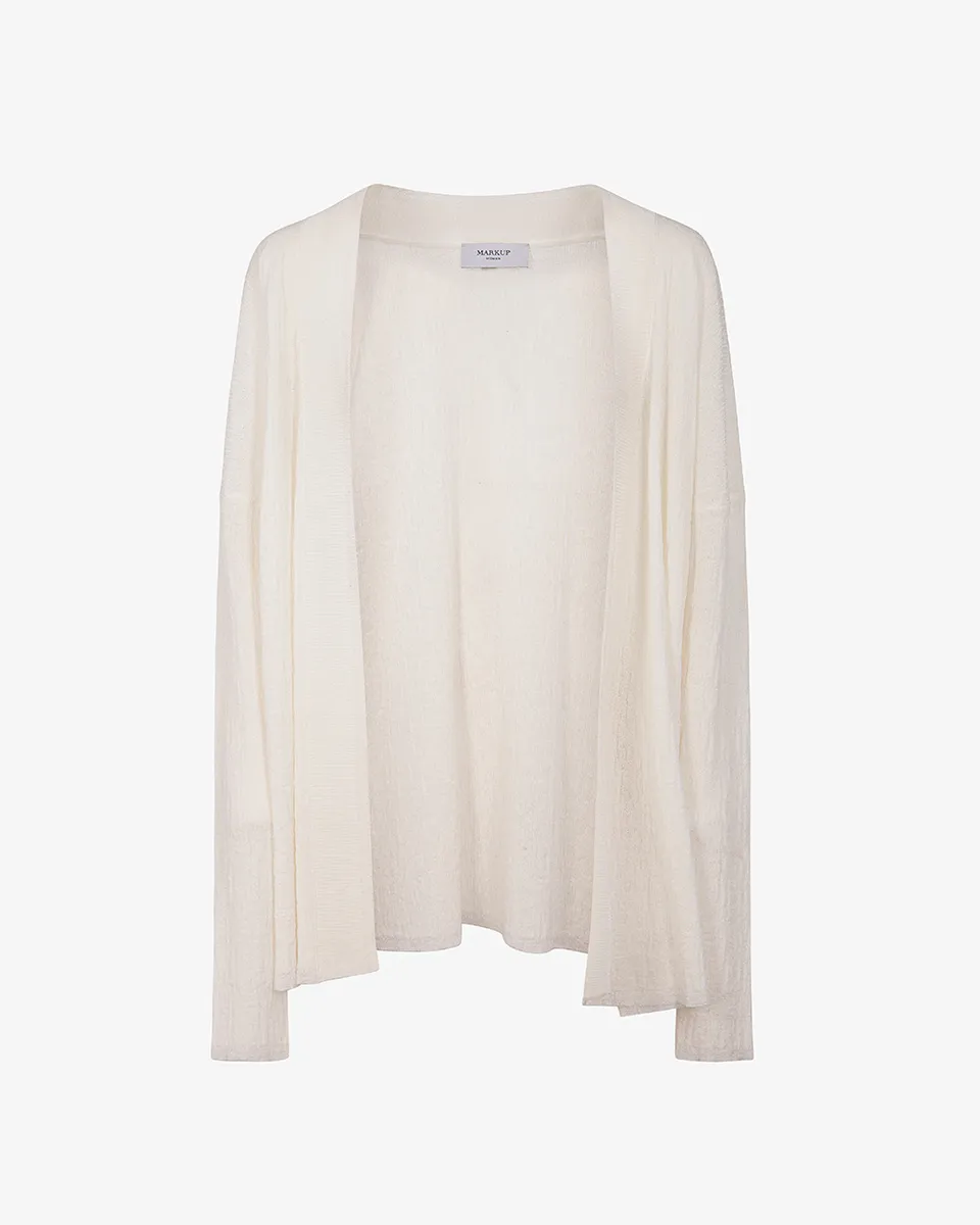 Markup Donna Maglieria Cardigan scollo v con bordi lurex