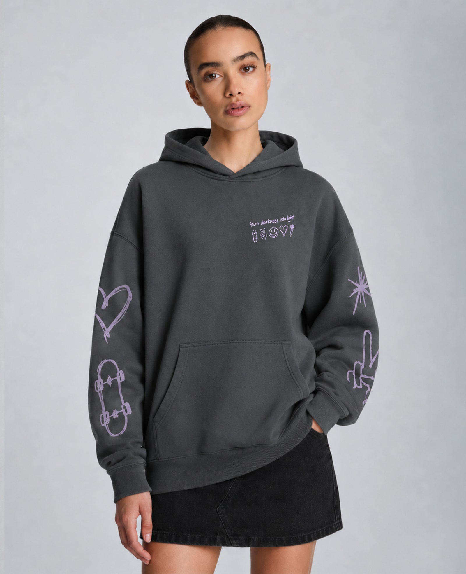 Kenneth Cole Reaction Clothing KJ Dillard felpa nera unisex